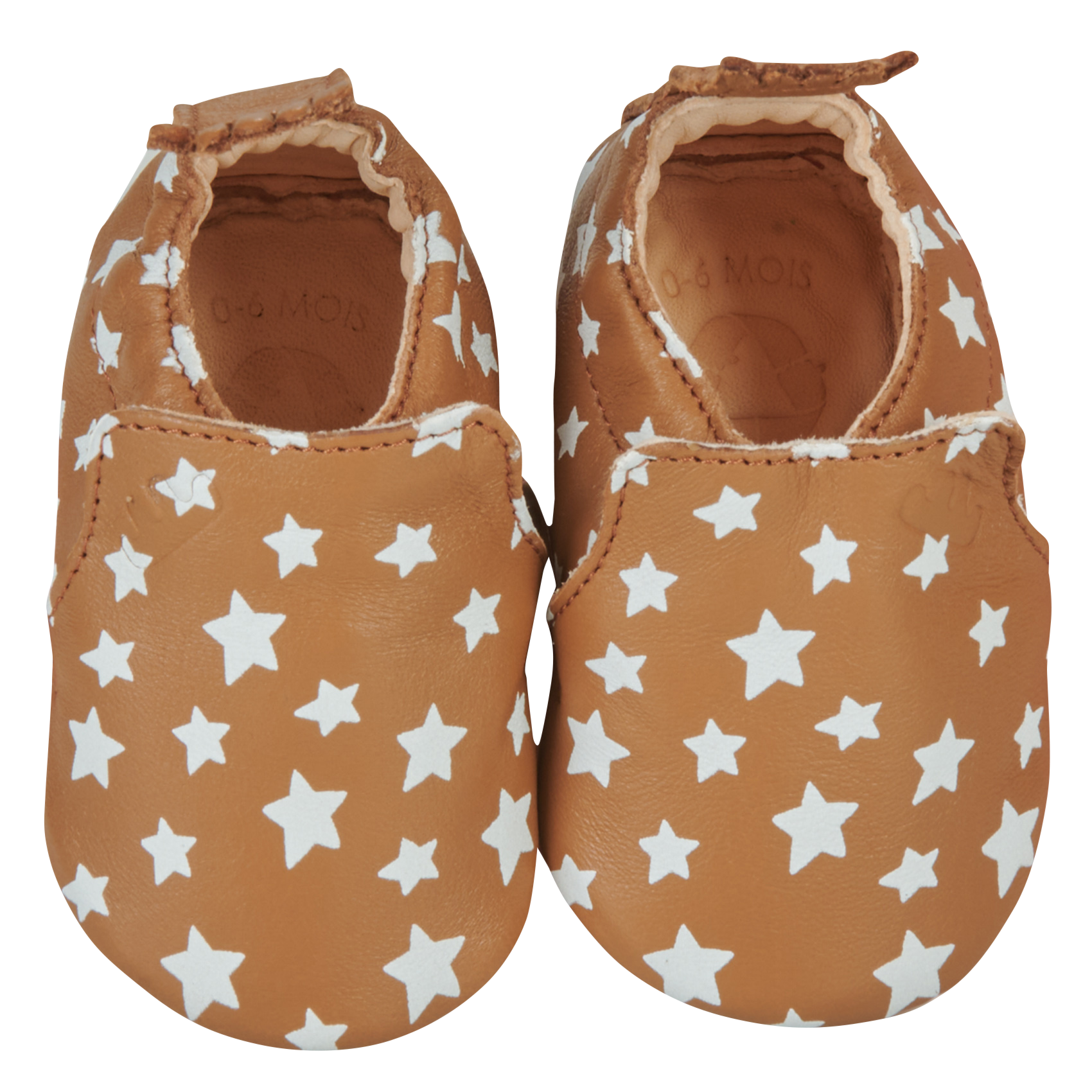 Chaussons en cuir EASY PEASY Marron