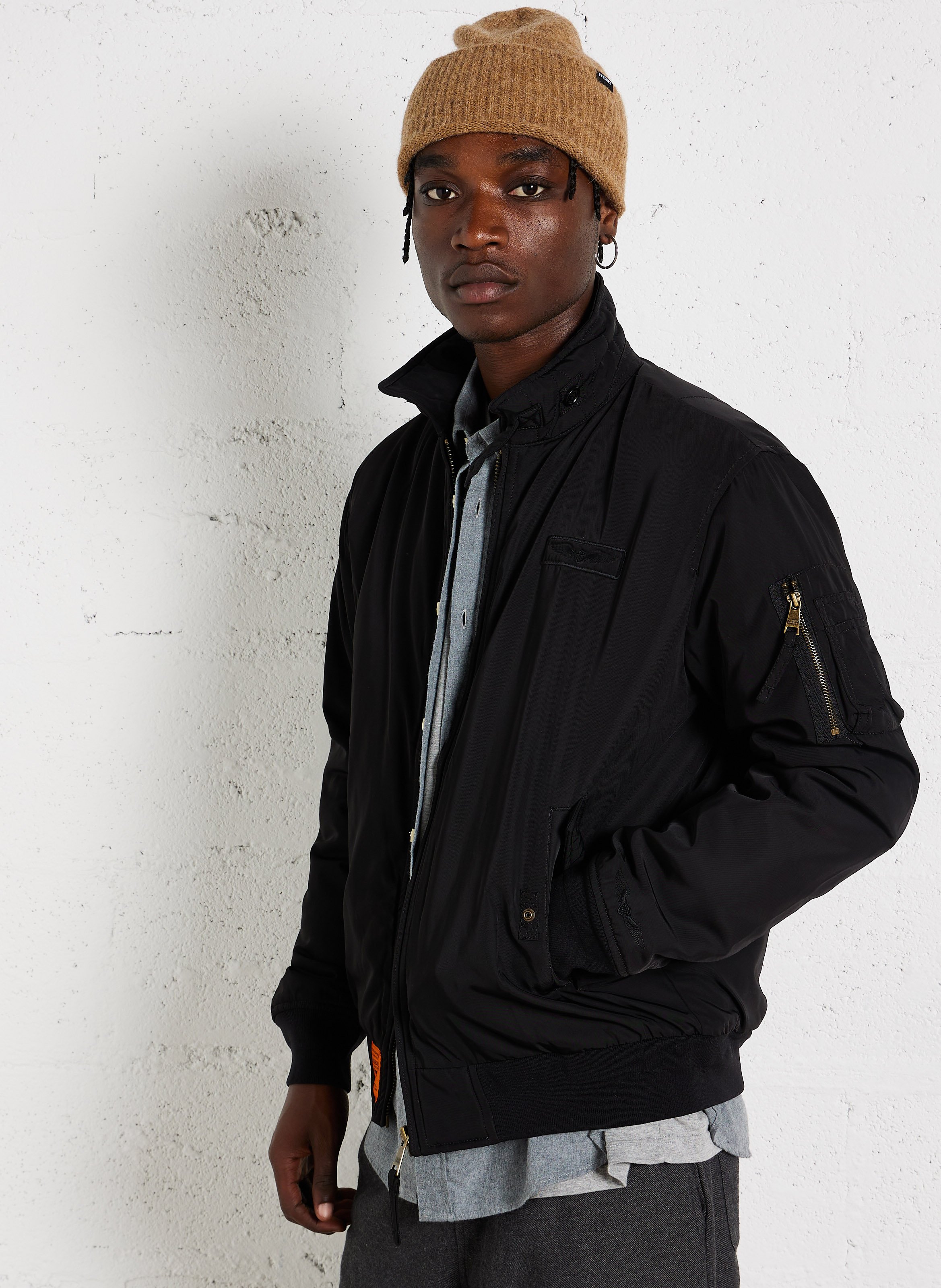 Blouson col à revers droit BOMBERS ORIGINAL