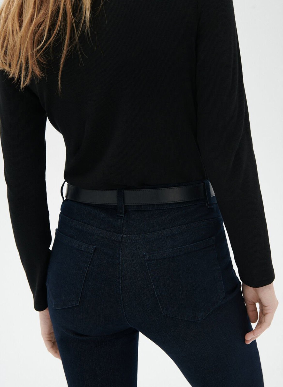 Cotton-blend straight jeans CAROLL Blue