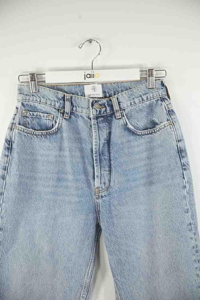 Cotton jeans ANINE BING - Seconde Main Blue