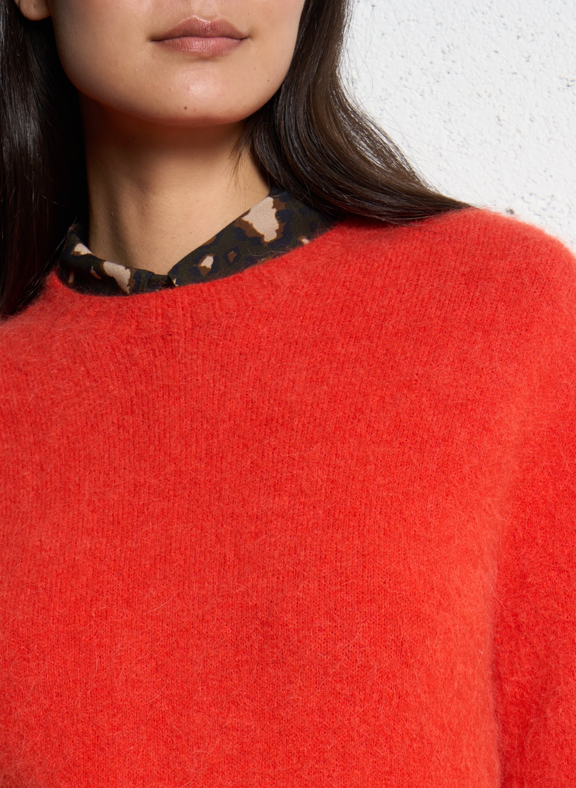 Trui met coltrui ONE STEP Oranje