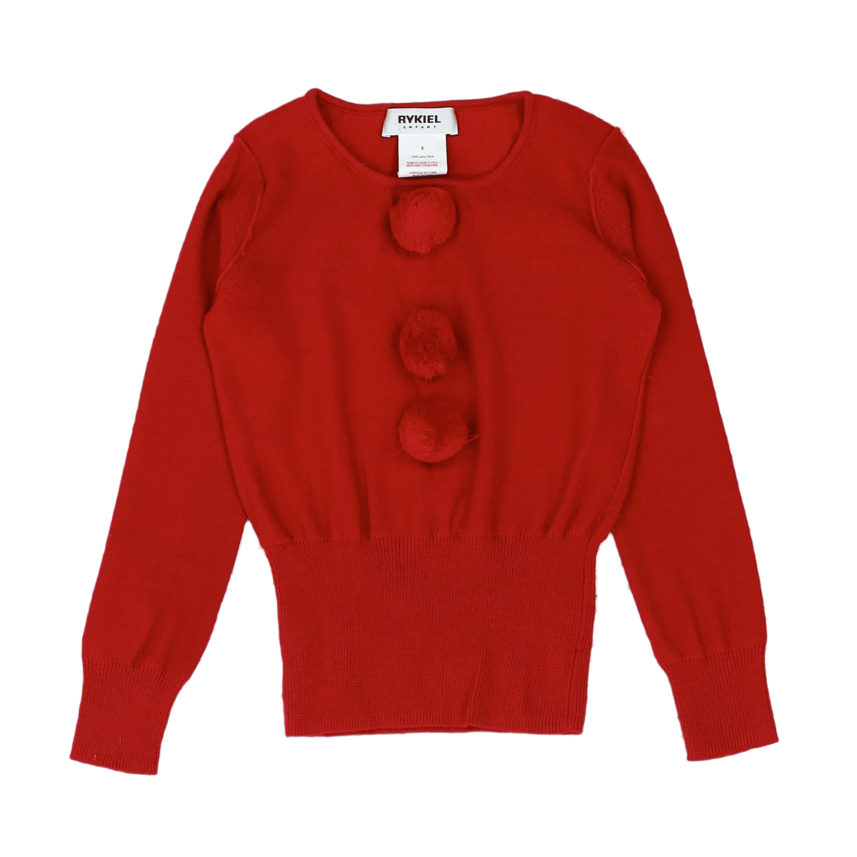 Red child's sweater - 6 years SONIA RYKIEL - Seconde Main Red