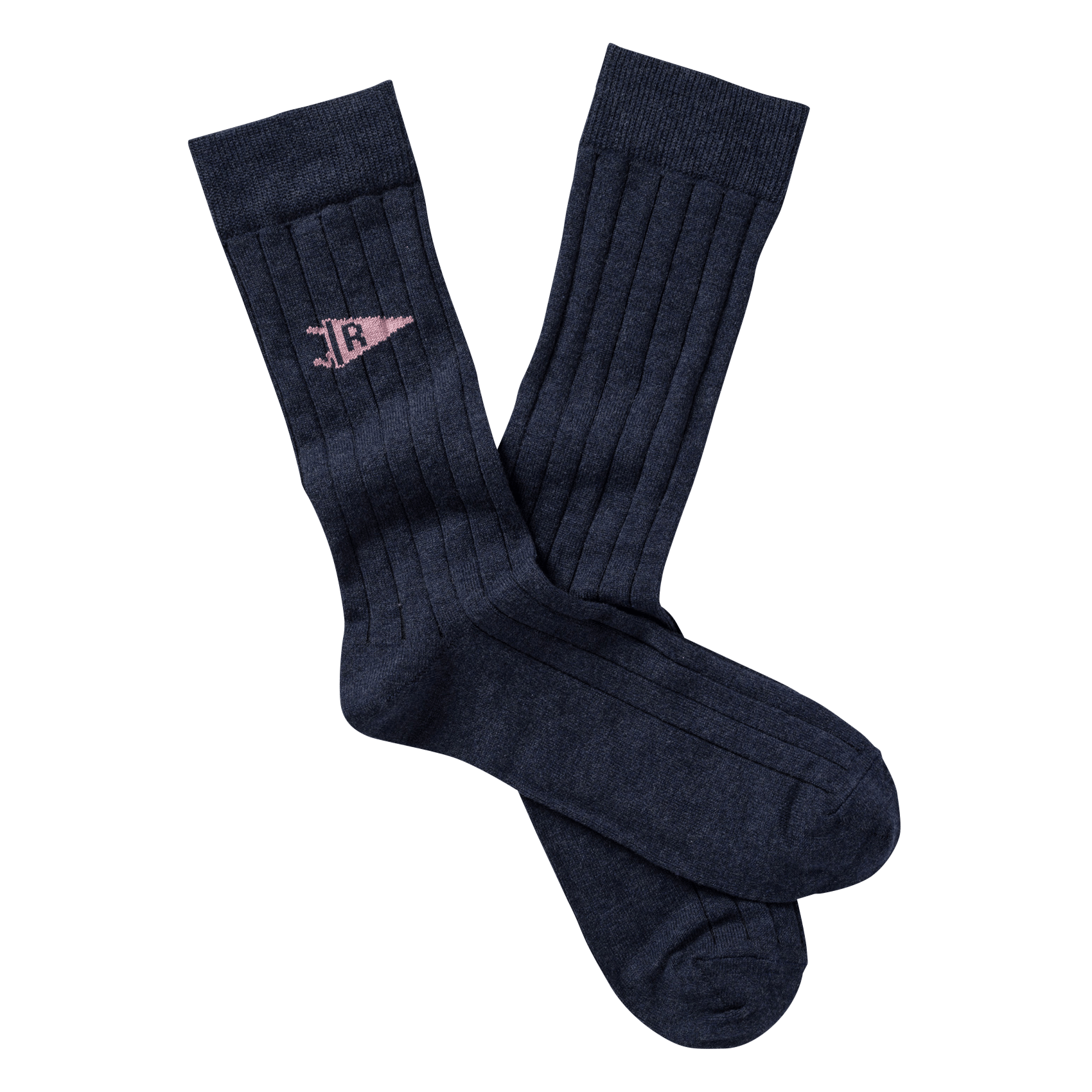 Chaussettes hautes à motif ROYALTIES Bleu