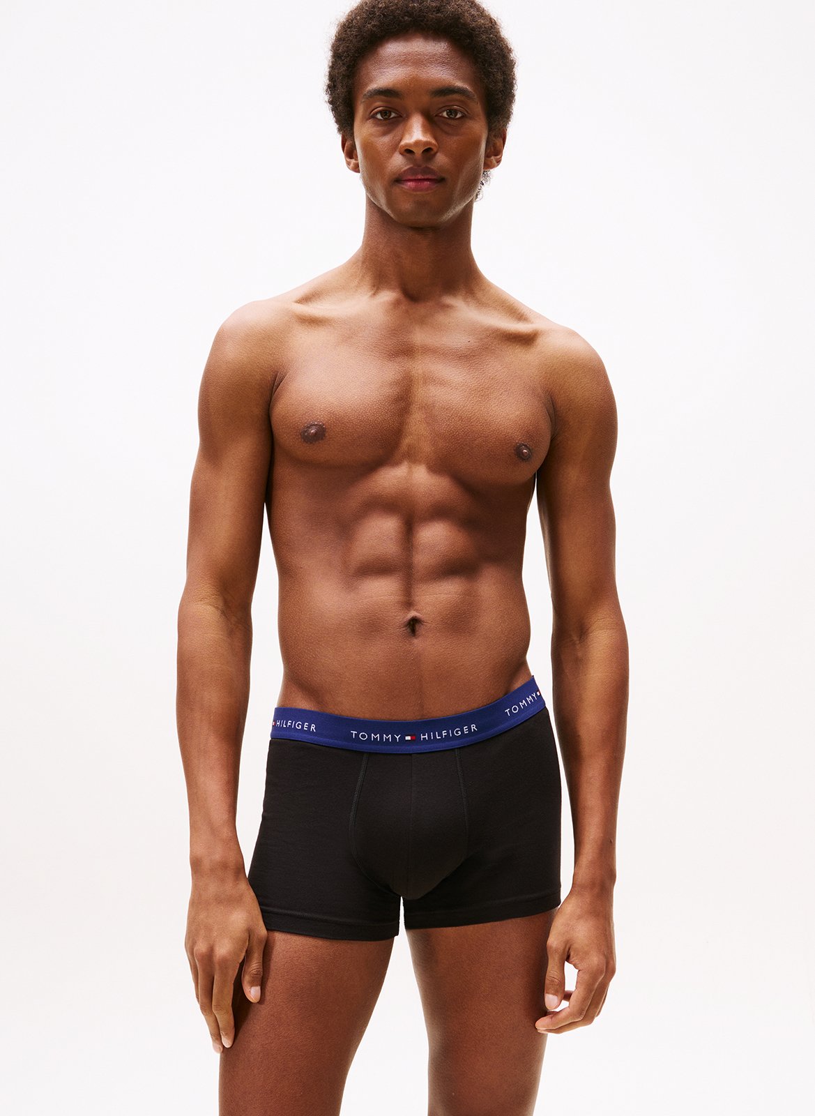 Pack of three cotton-blend boxers TOMMY HILFIGER Black