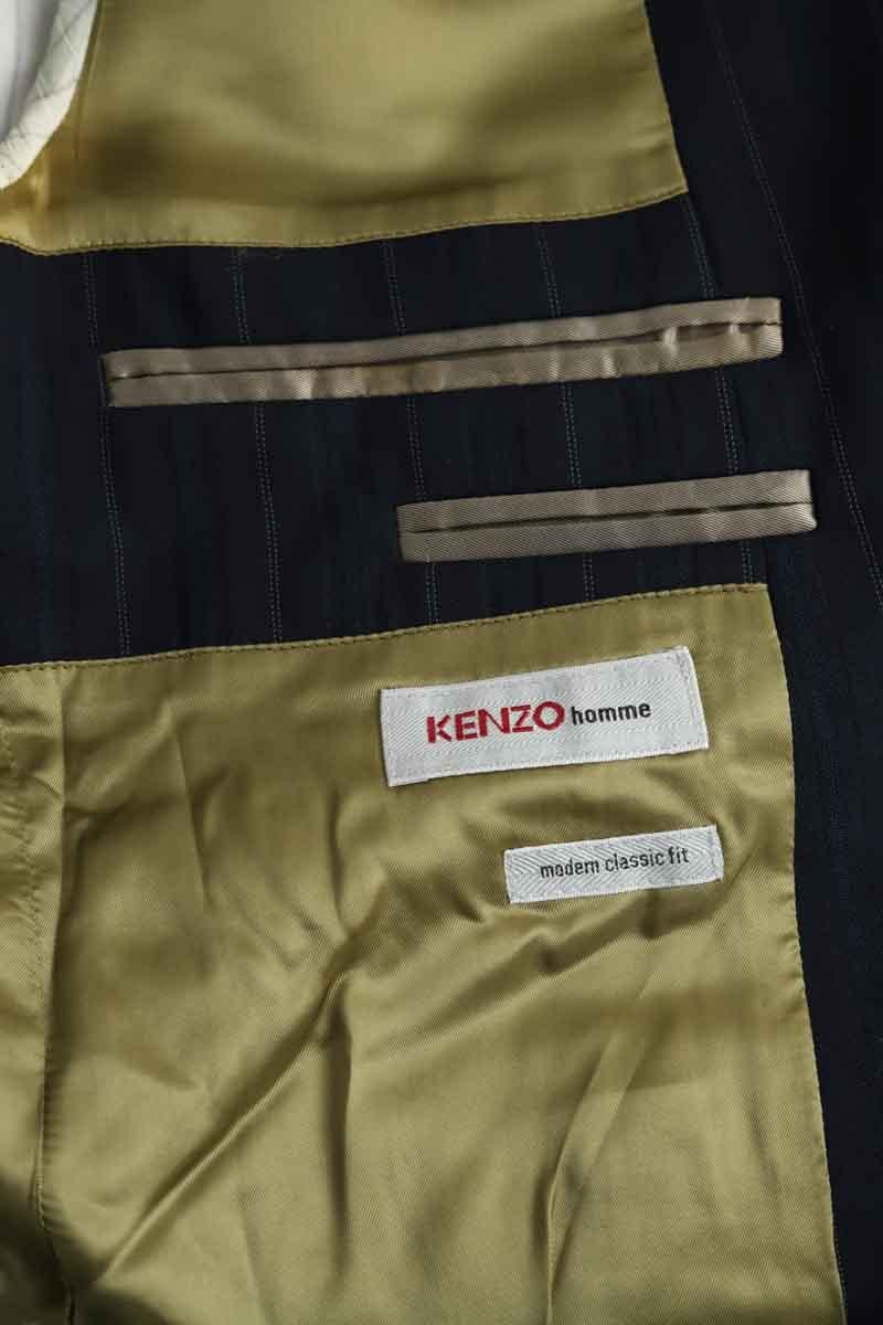 Voile and crochet dress KENZO - SECONDE MAIN Blue