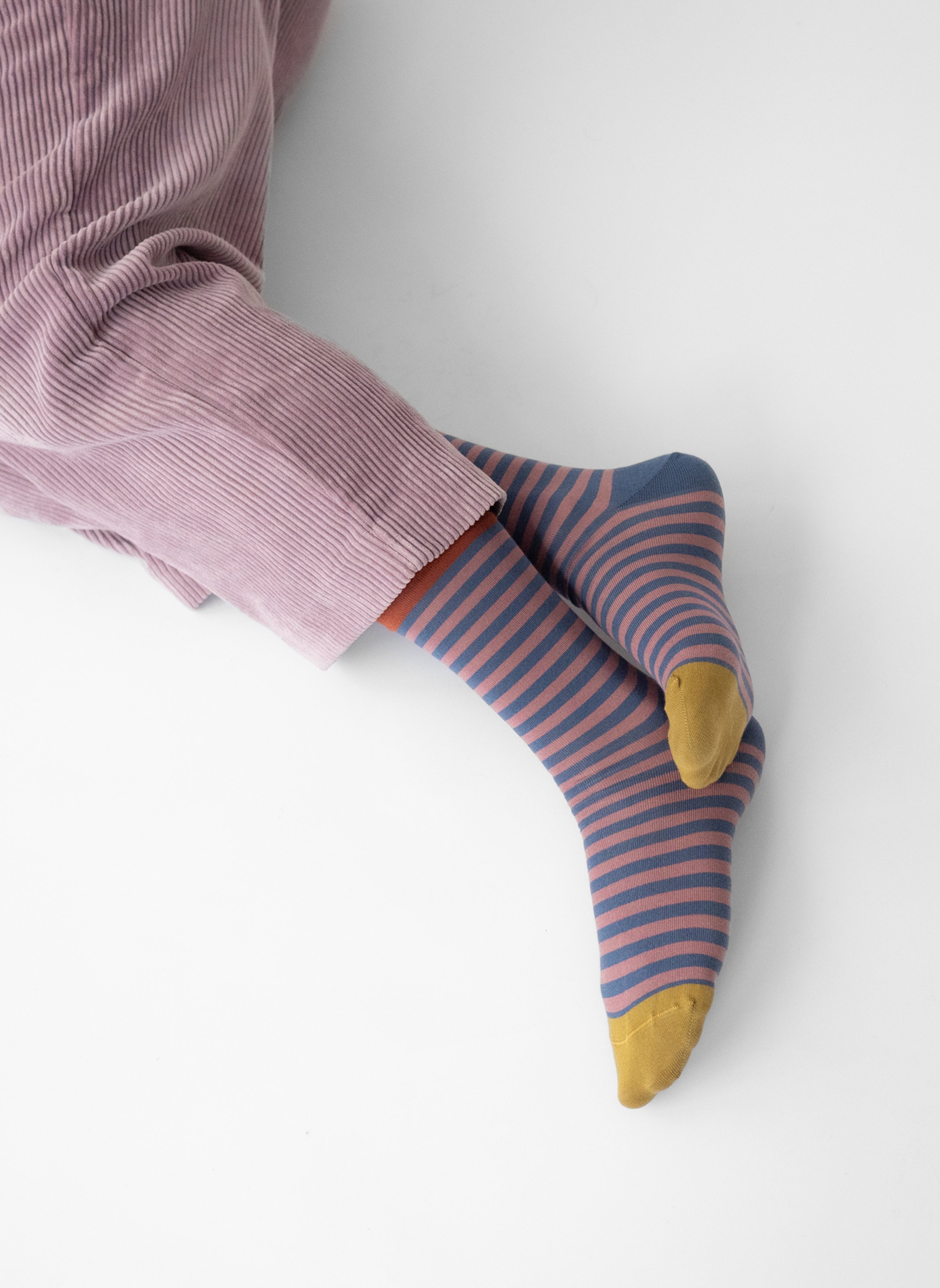 Chaussettes en coton mélangé rayé BONNE MAISON Multicolore
