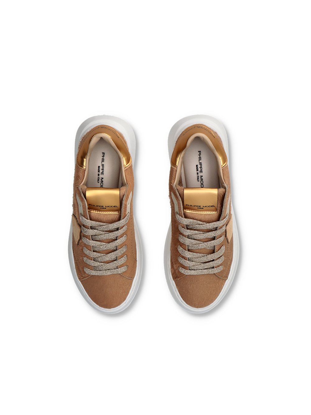 Tennis sneakers PHILIPPE MODEL Golden