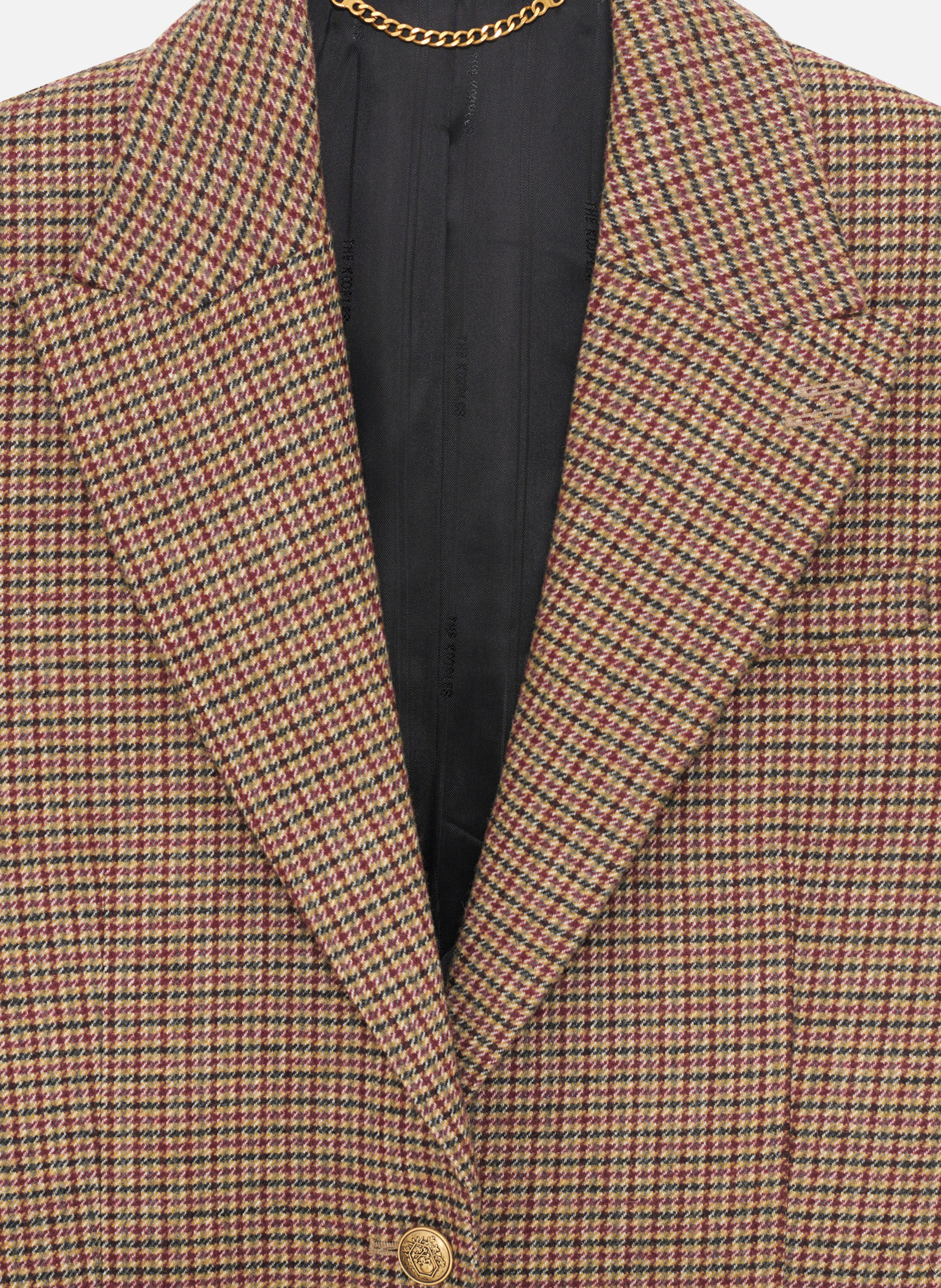Houndstooth blazer THE KOOPLES Brown