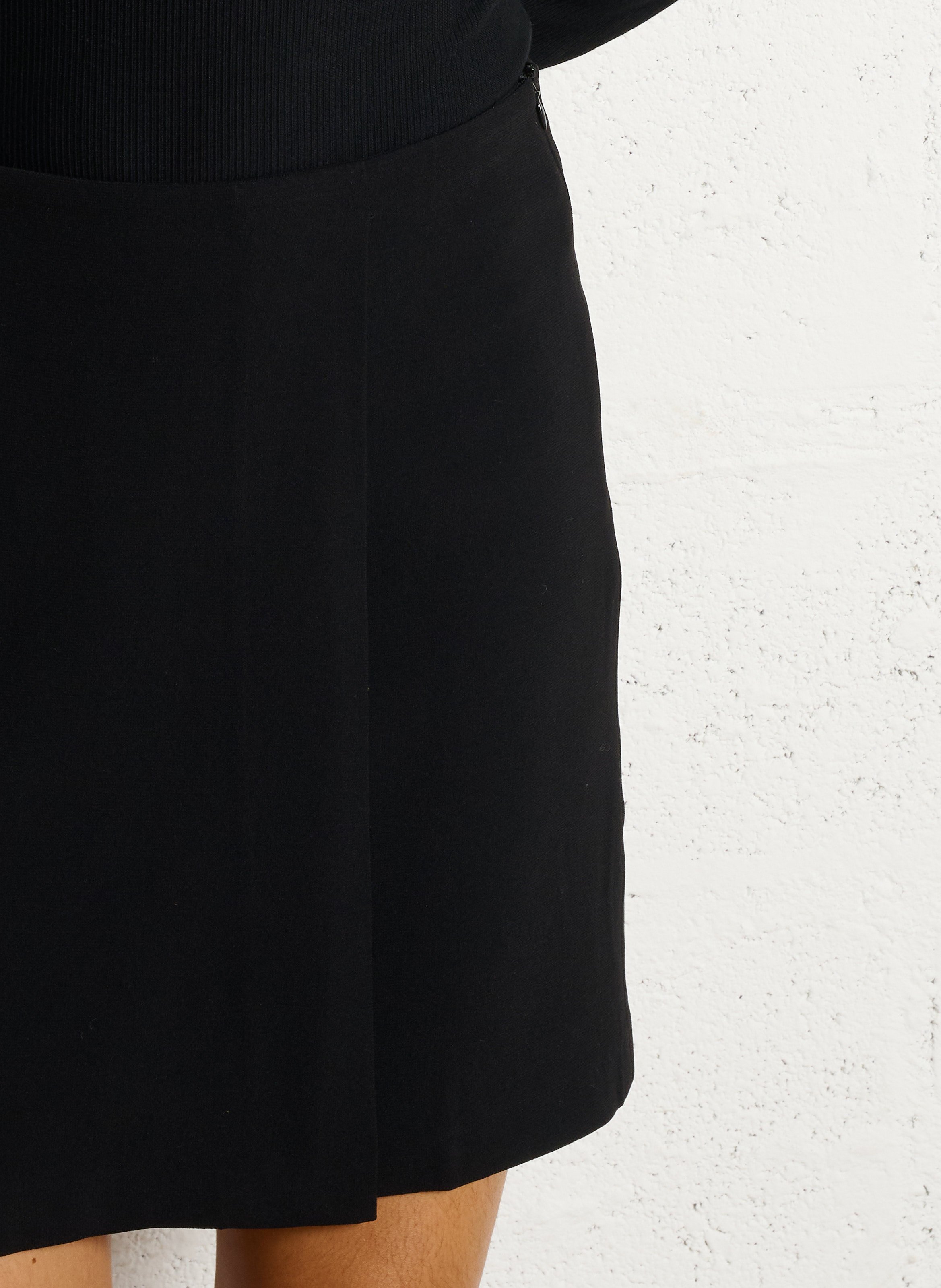 Jupe courte droite SUD EXPRESS Noir