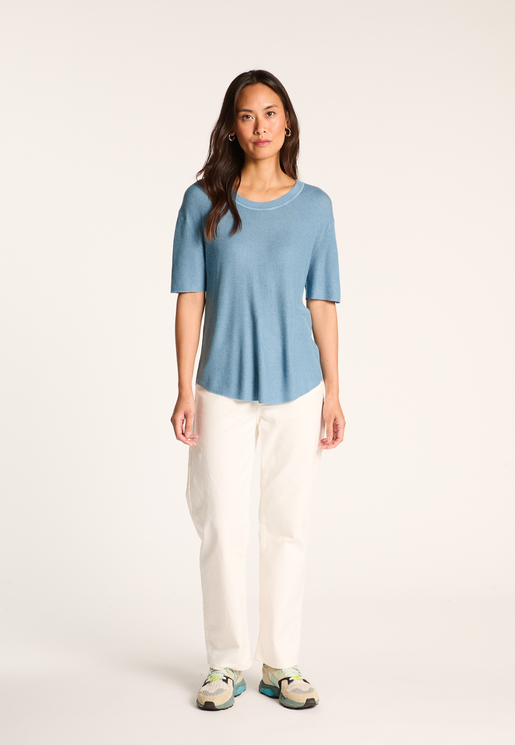 Bamboo and cashmere T-shirt MAISON MONTAGUT