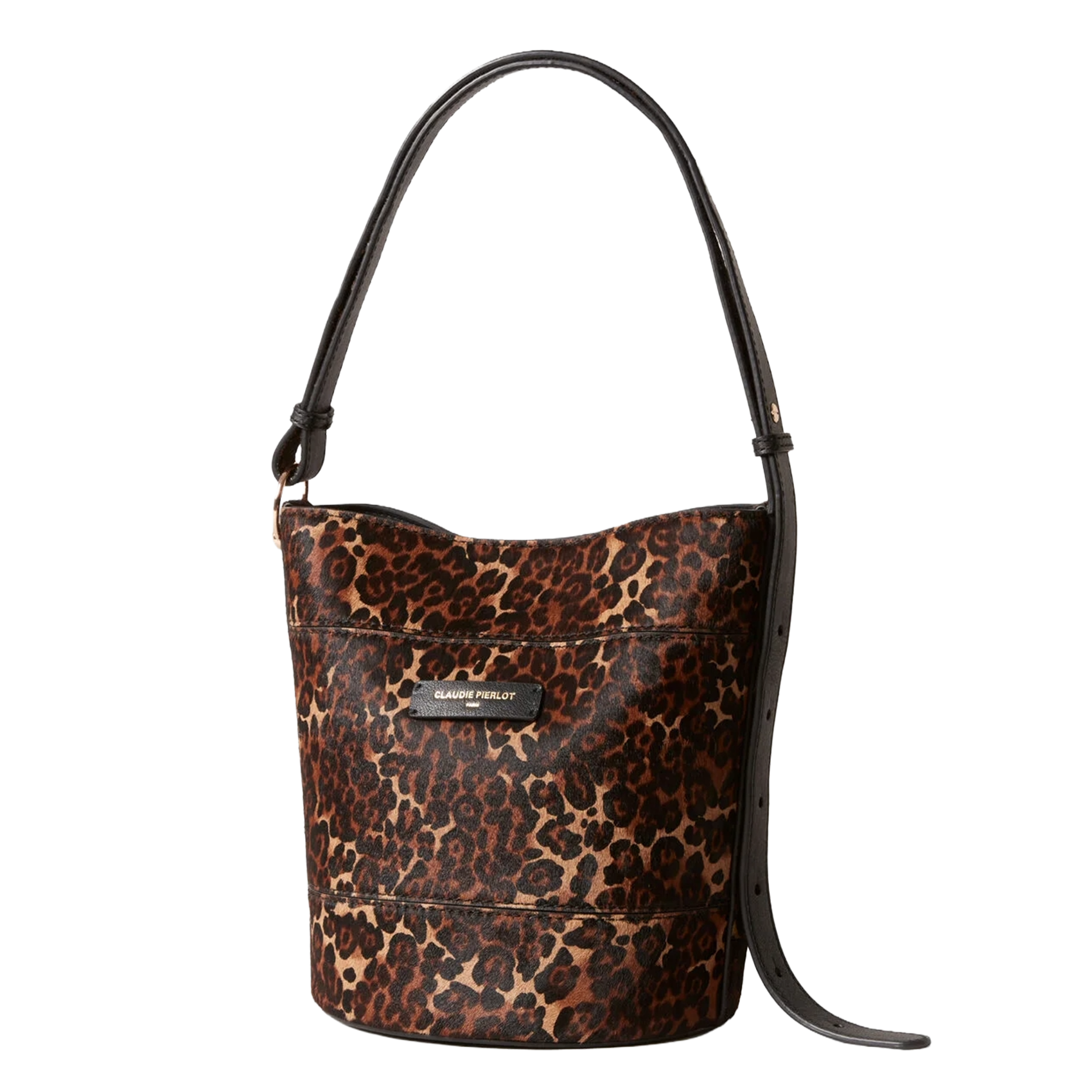 Sac seau en cuir imprimé CLAUDIE PIERLOT Multicolore