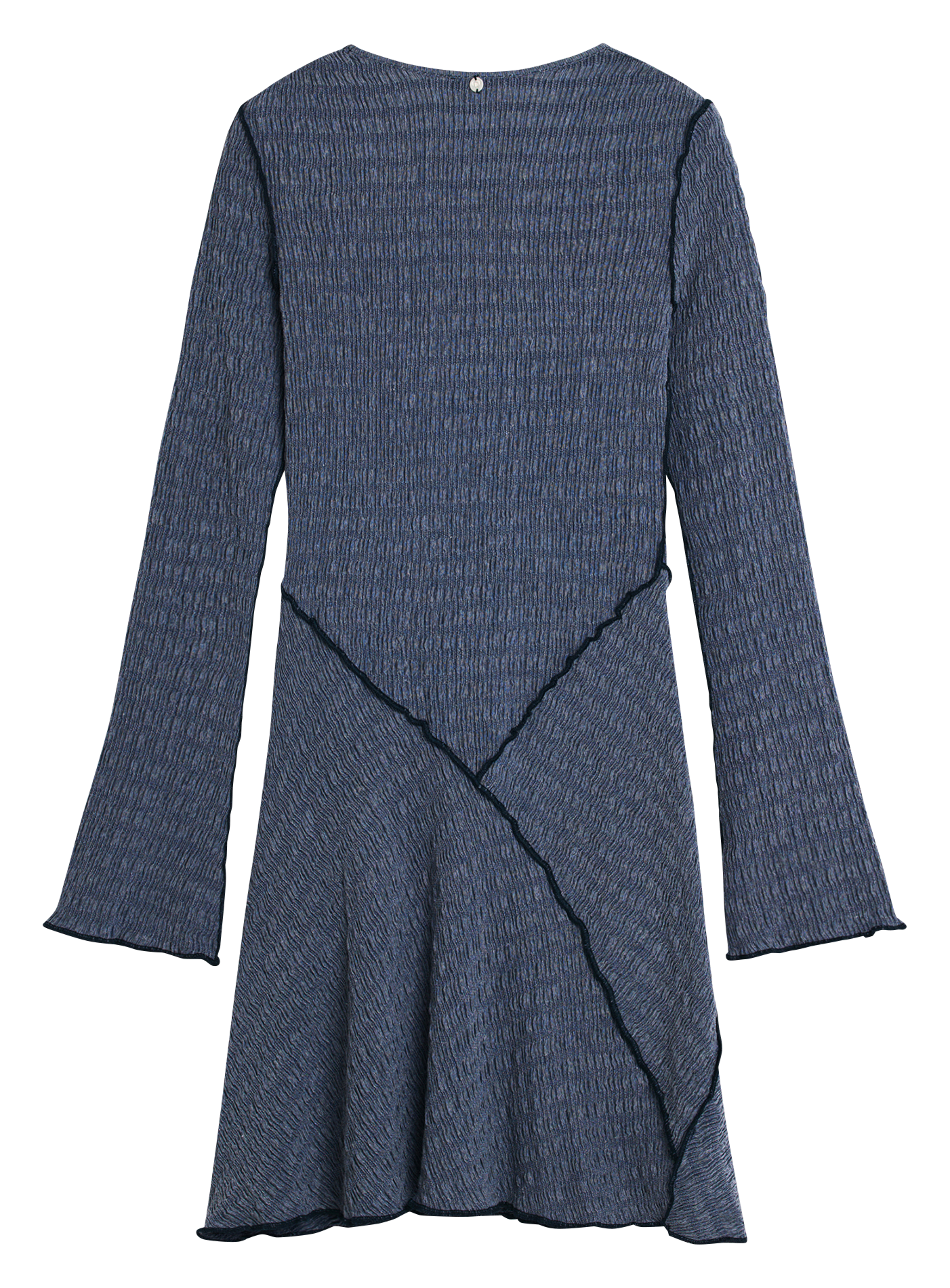 Abito corto scollo tondo testurizzato DESIGUAL Bianco