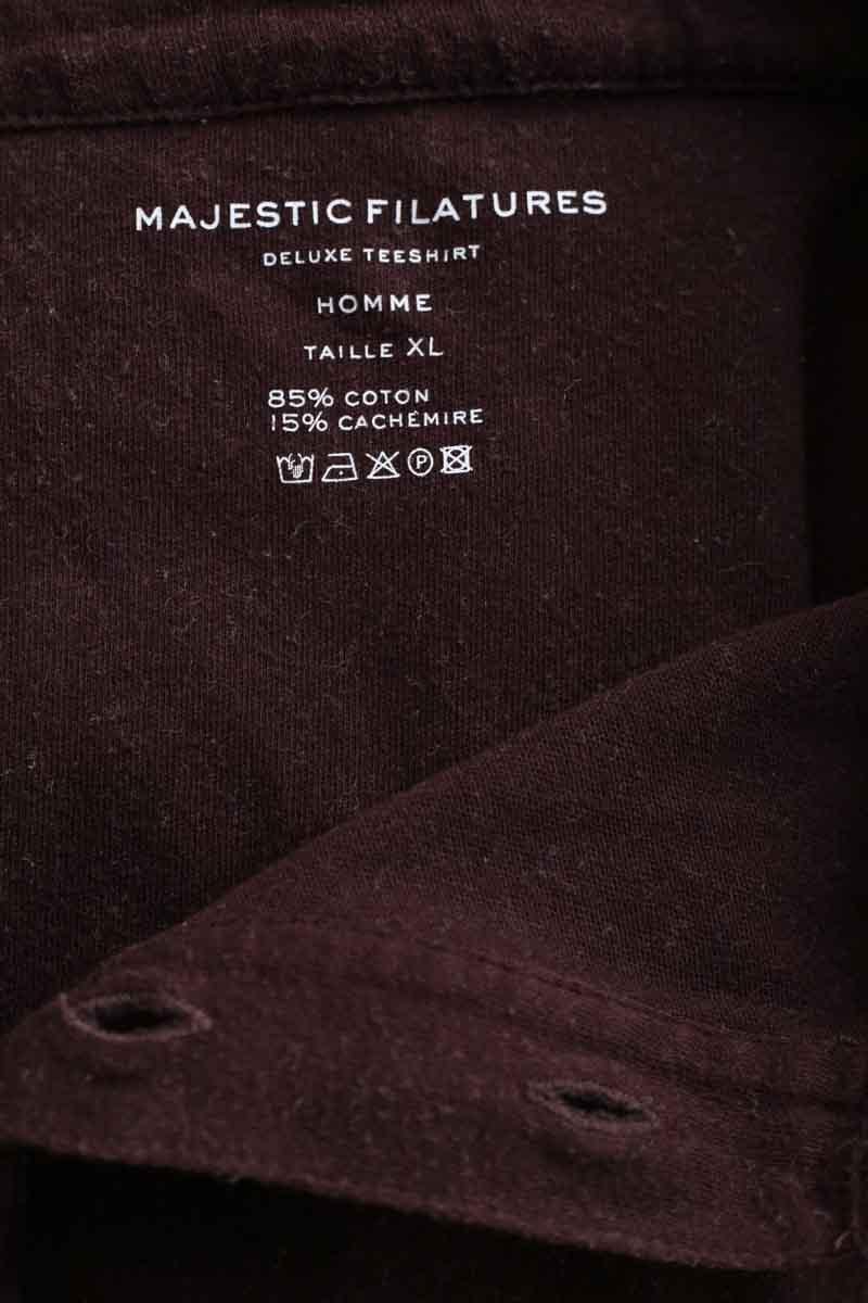 T-shirt MAJESTIC FILATURES - SECONDE MAIN Black