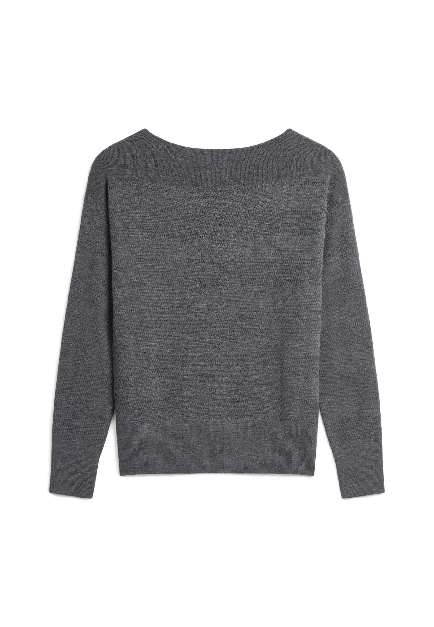 Merino wool boat-neck sweater  RODIER Grey