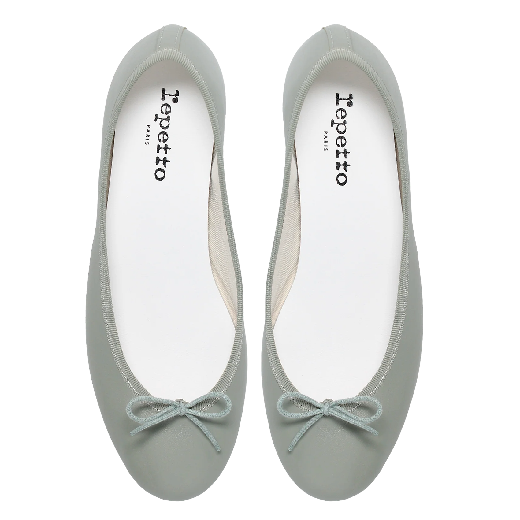 Ballerines en cuir REPETTO Vert