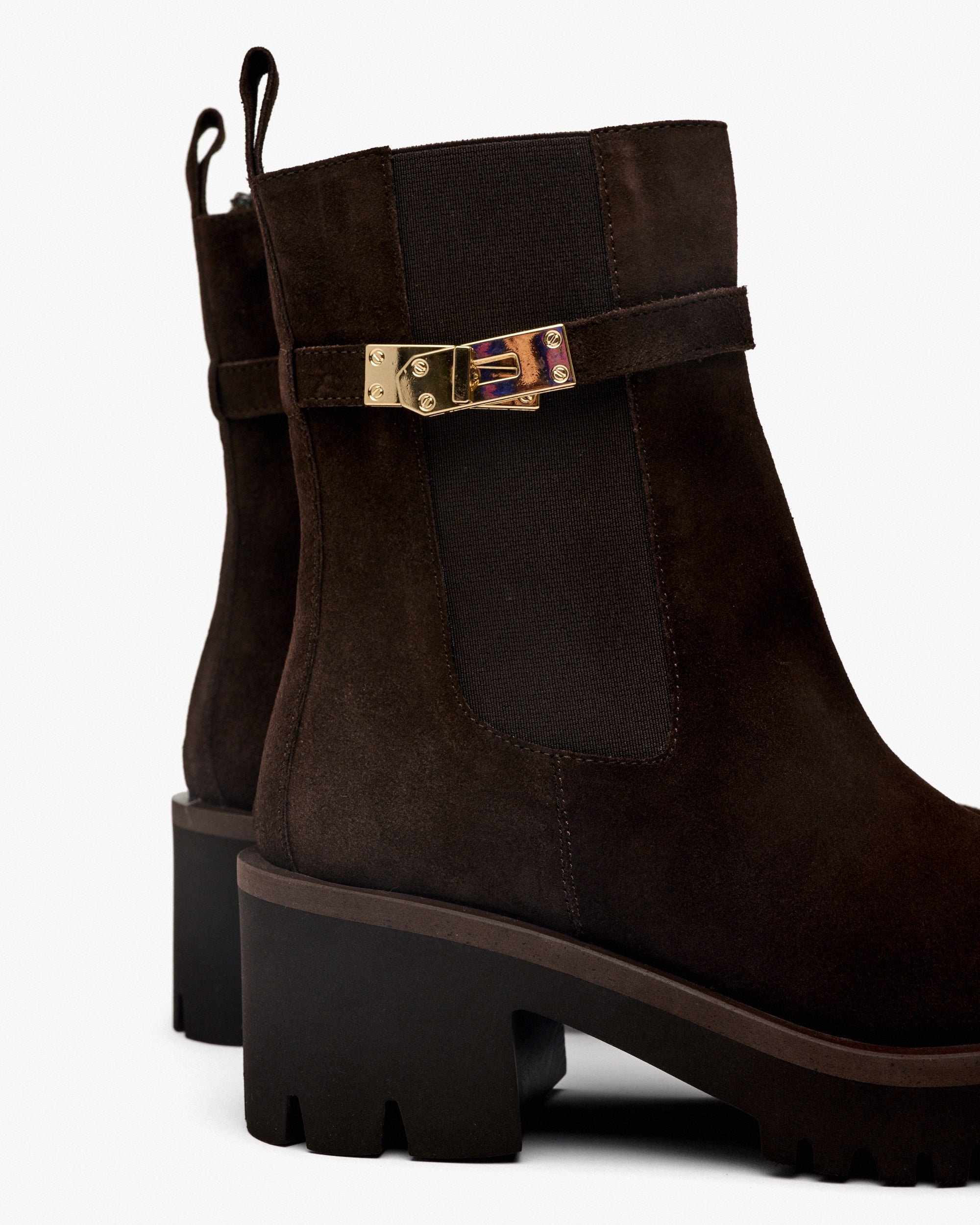 Brown suede ankle boots PEDRO MIRALLES Brown