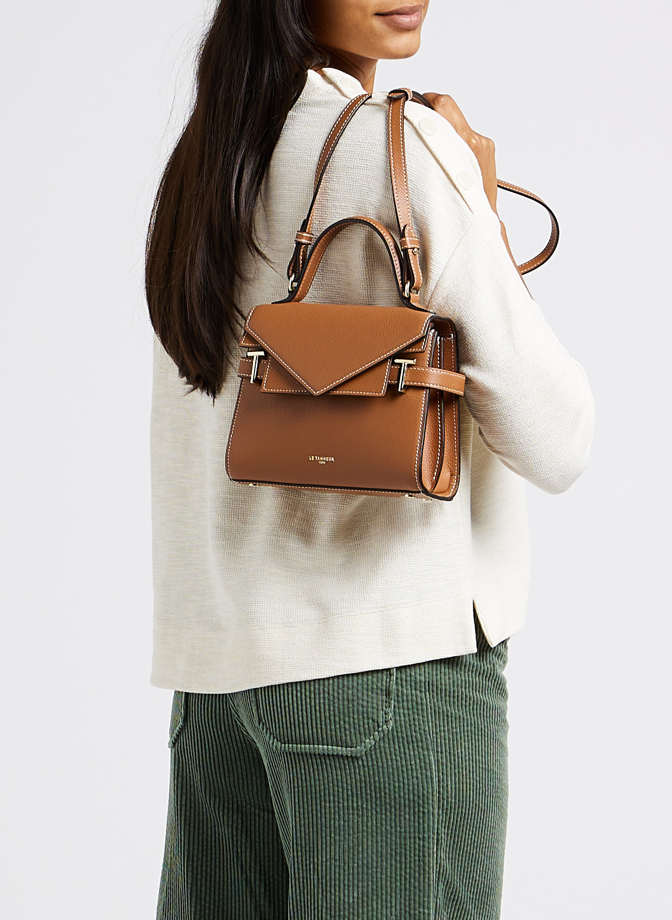 Lederhandtasche LE TANNEUR Braun