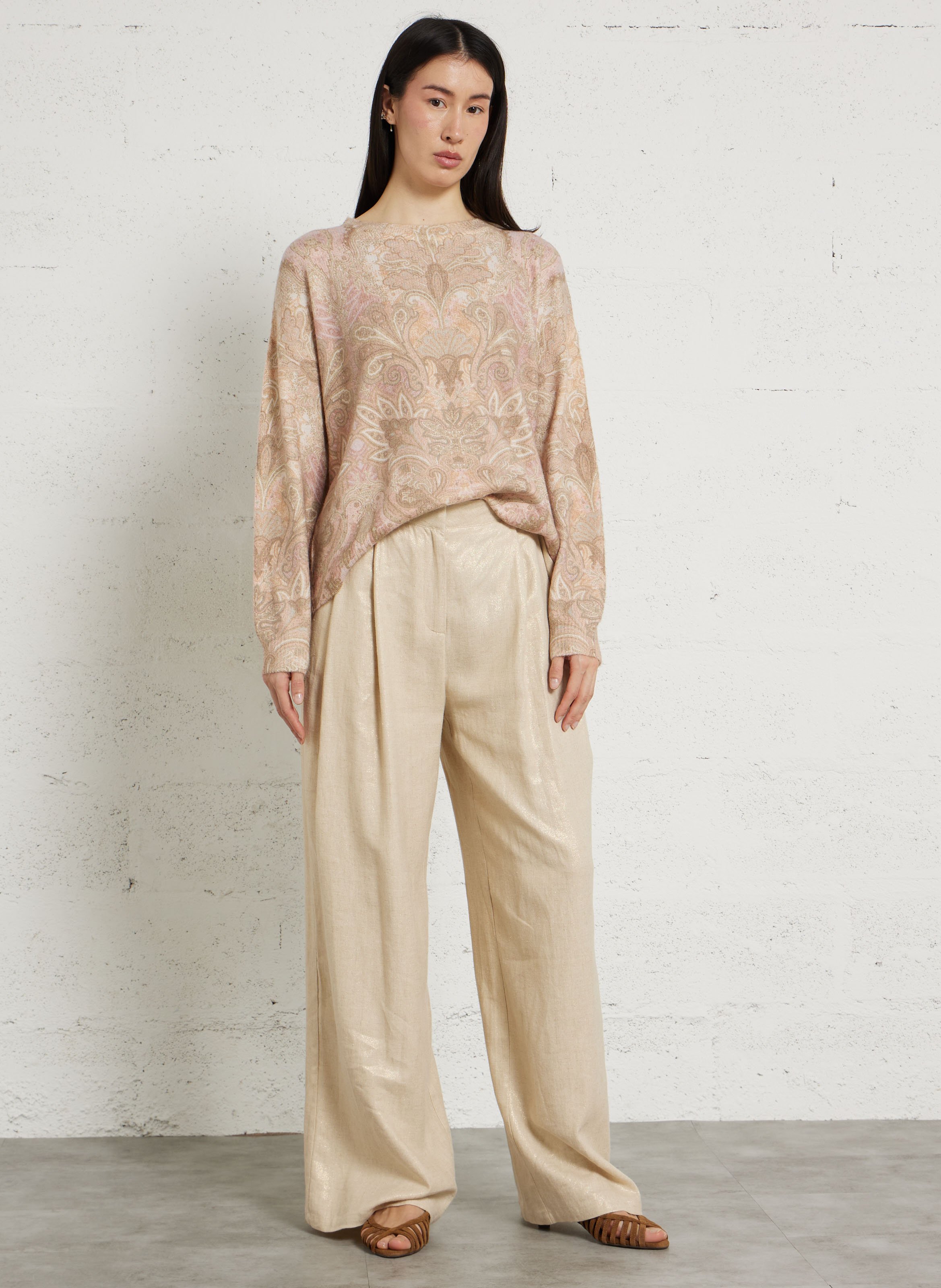 Wildledersandalen mit Absatz ANONYMOUS COPENHAGEN Braun