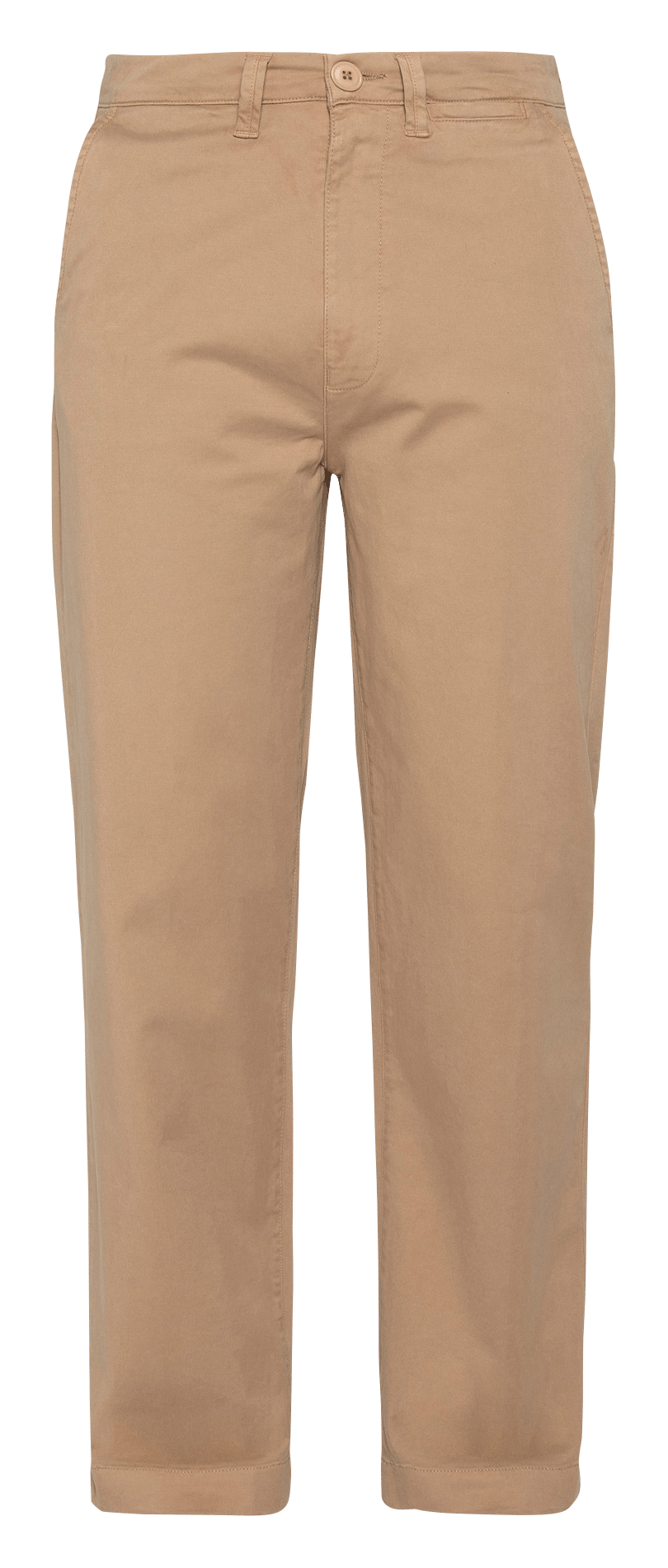 Pantalon droit en coton mélangé SCHOTT Beige