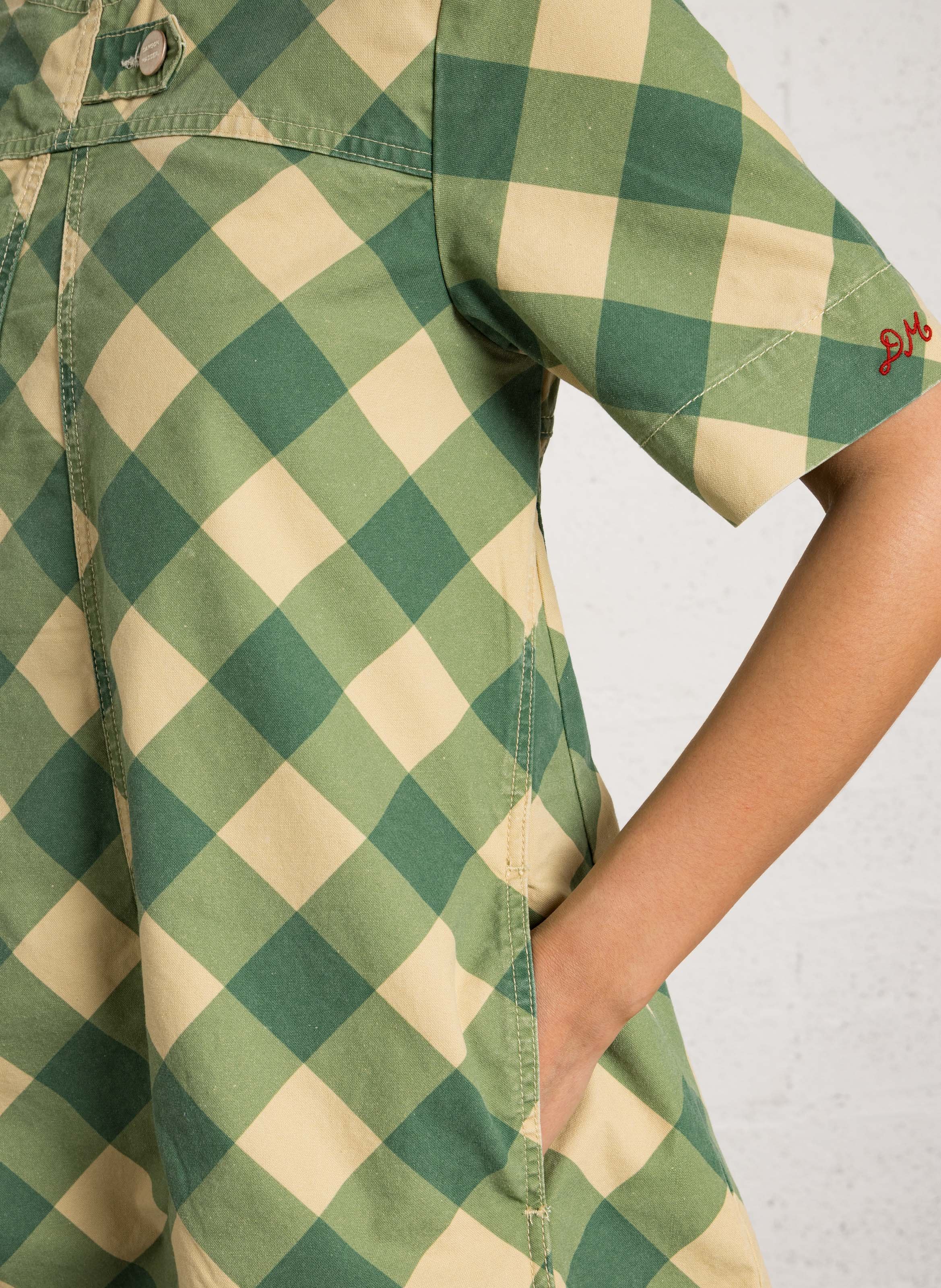 Robe courte trapèze à carreaux DAMSON MADDER Multicolore