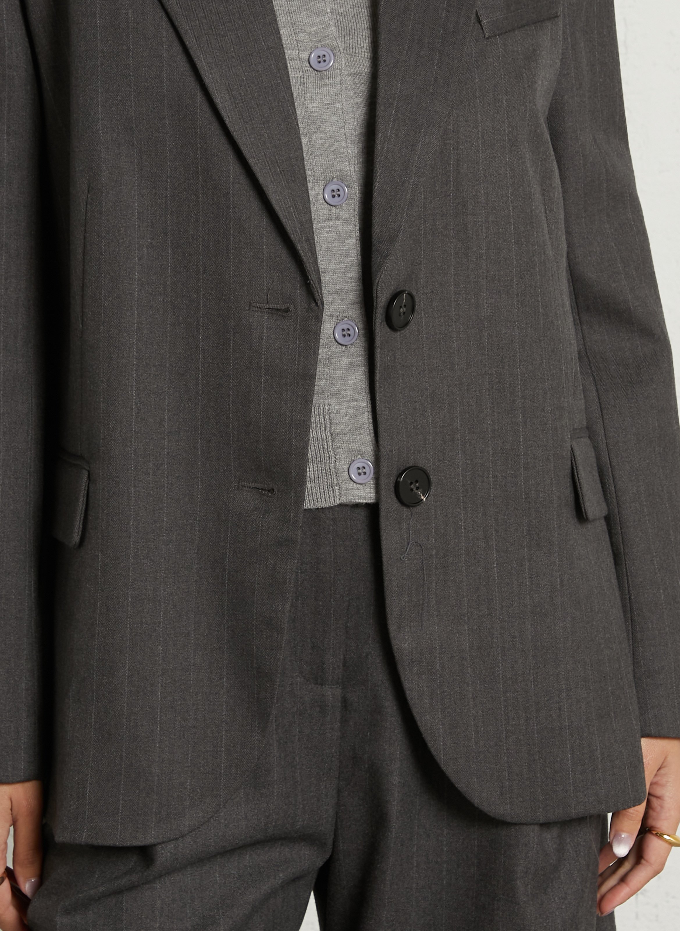 Veste col tailleur | Noir SUNCOO Femme