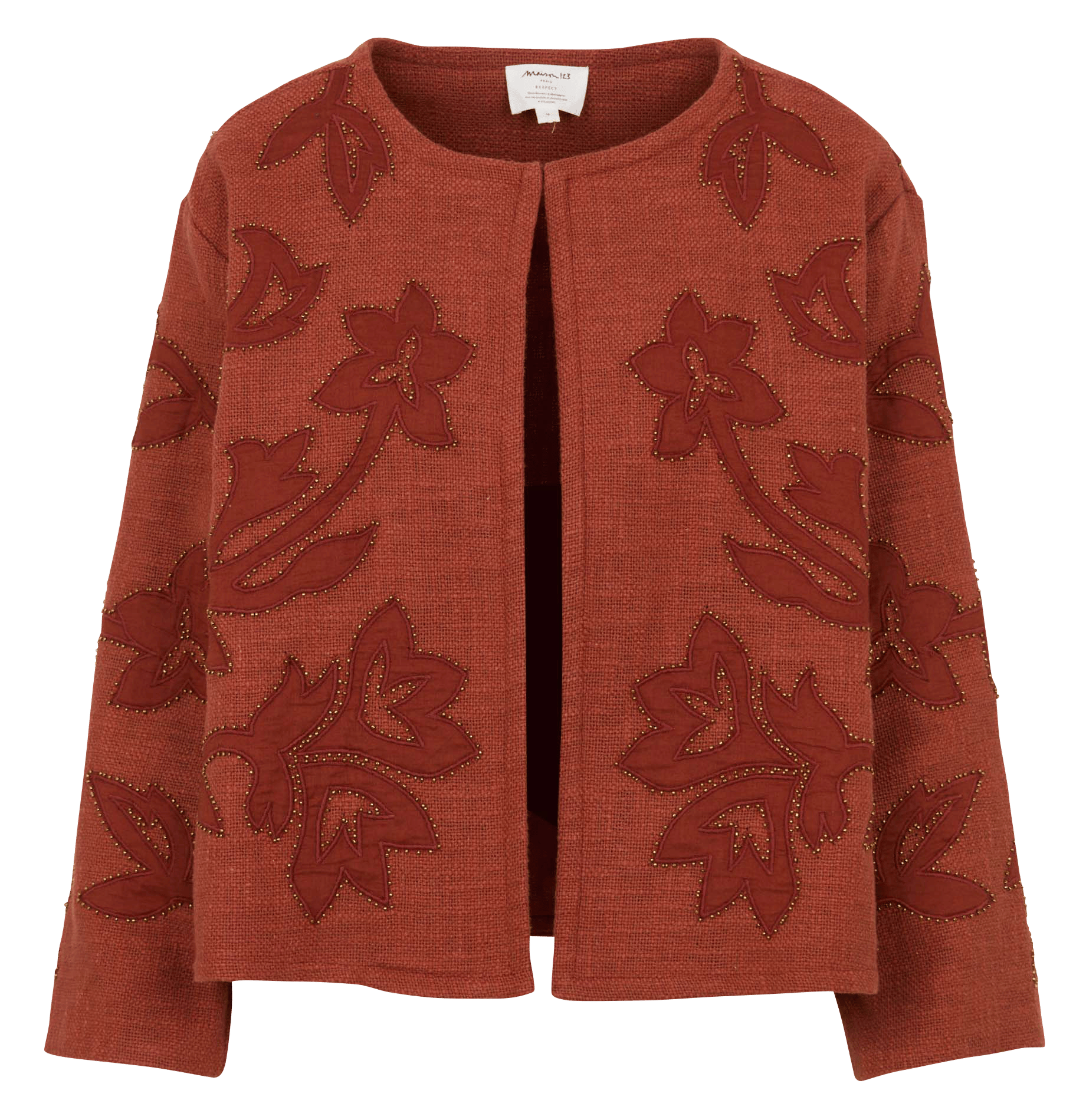 Veste droite en coton MAISON 123