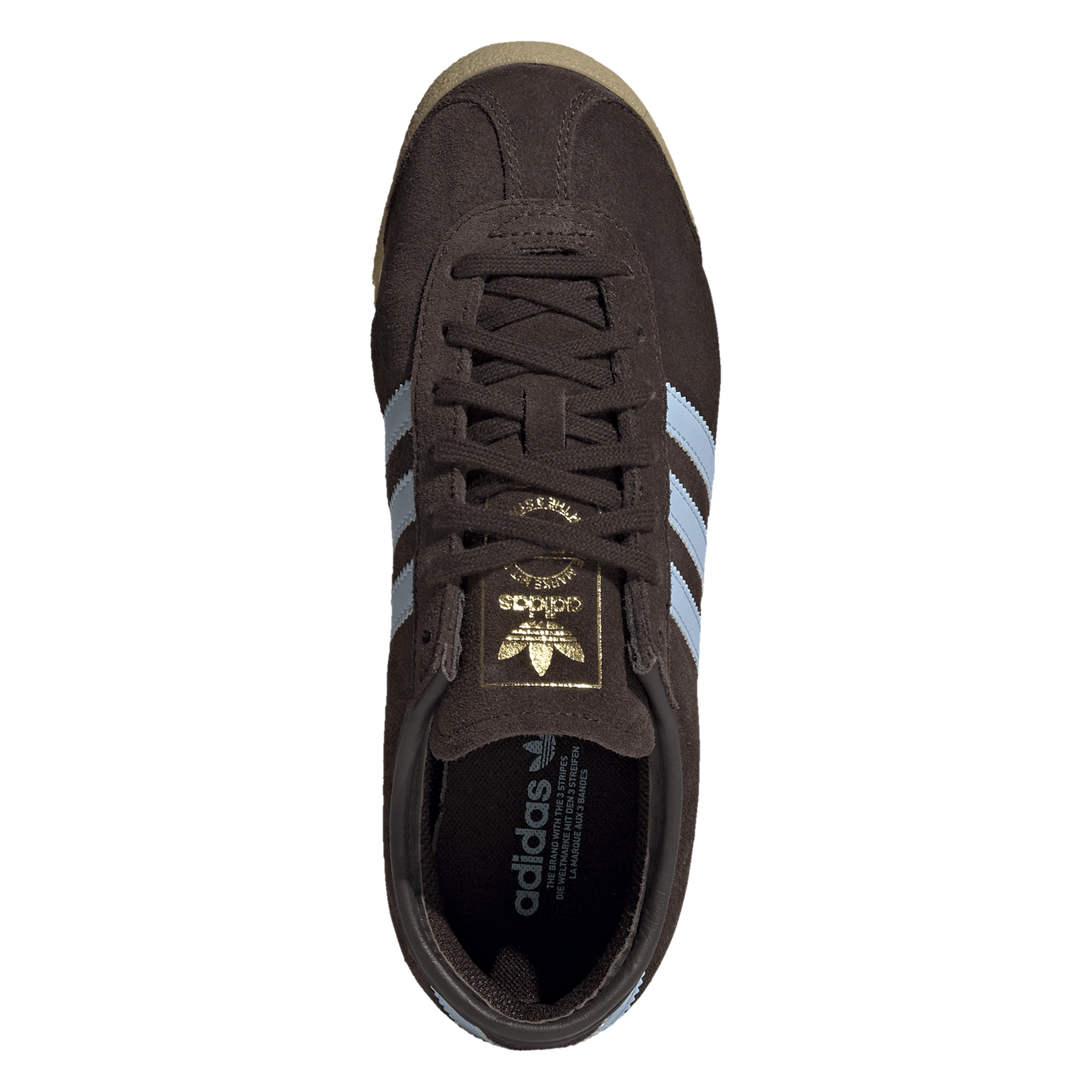 Low-top lace-up sneakers ADIDAS Brown