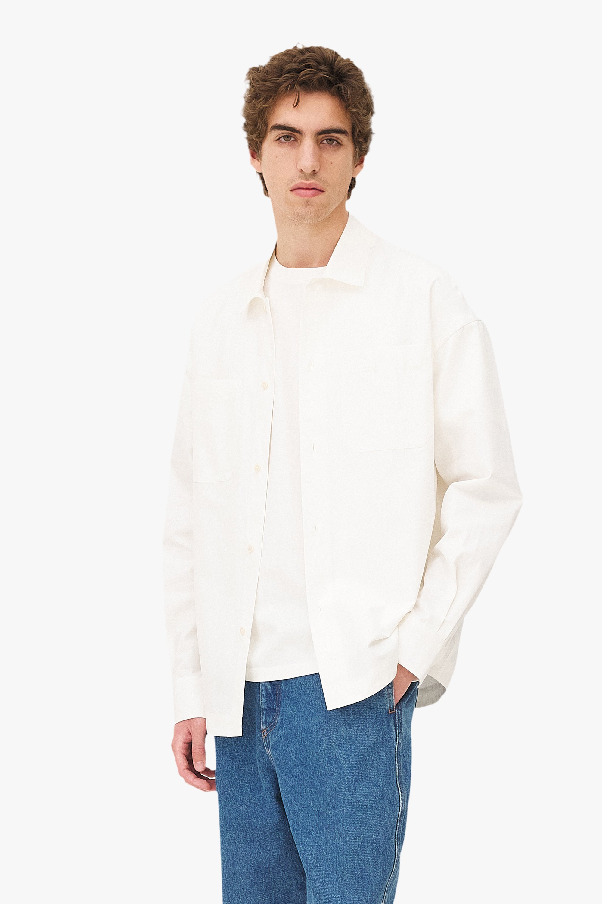 Casual Bora Shirt Noyoco White