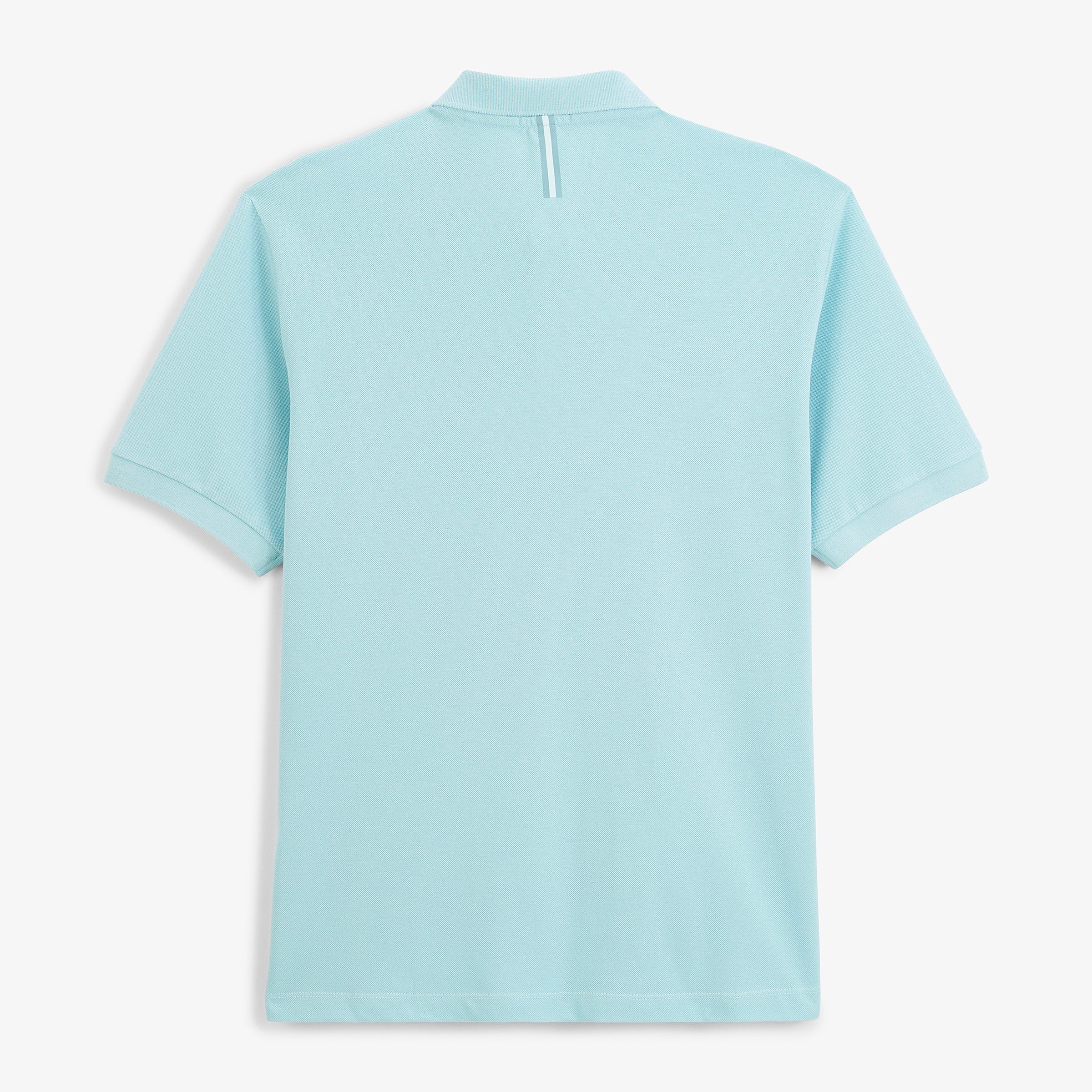 Short-sleeved cotton piqué polo SERGE BLANCO Blue