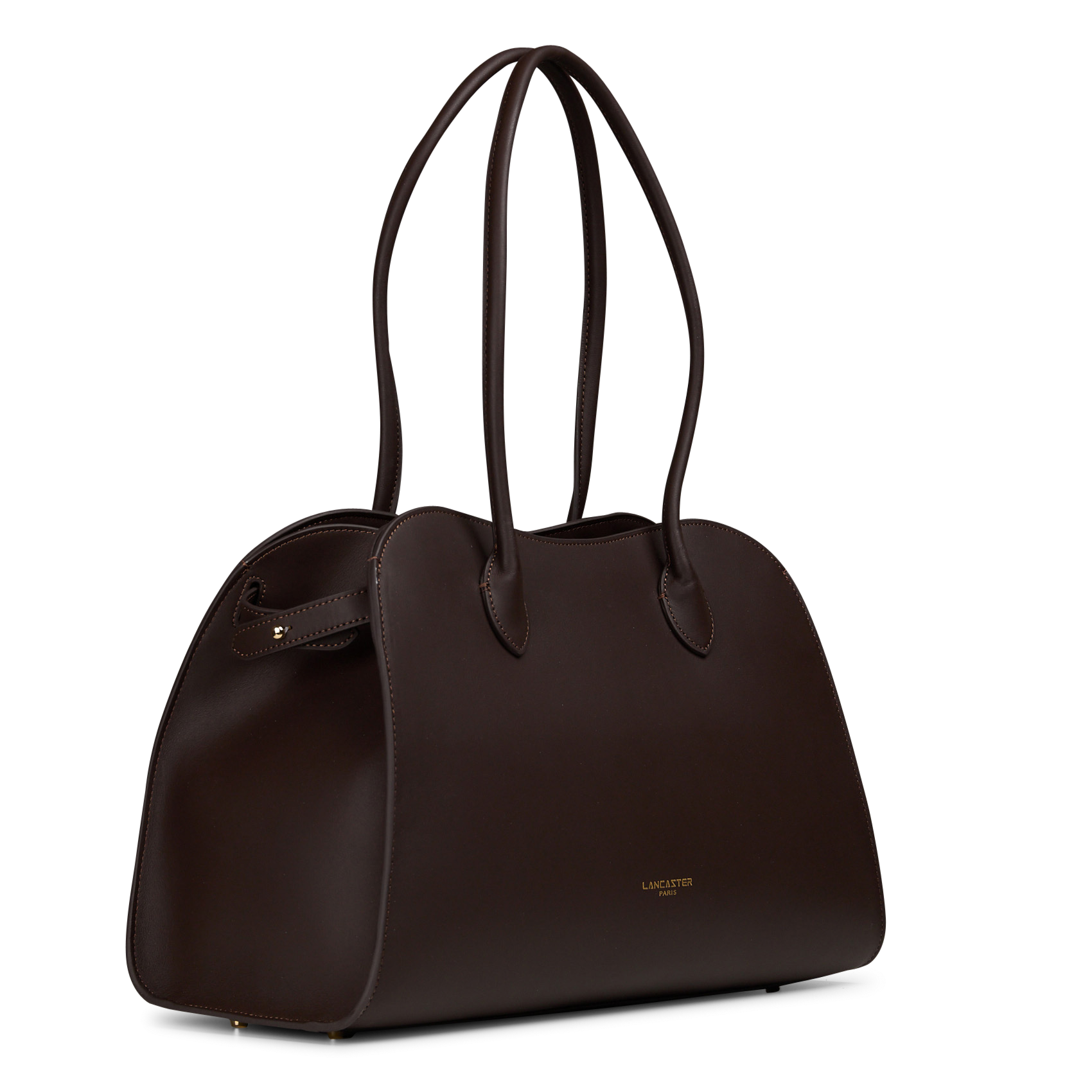 Shopper aus Leder LANCASTER PARIS Braun