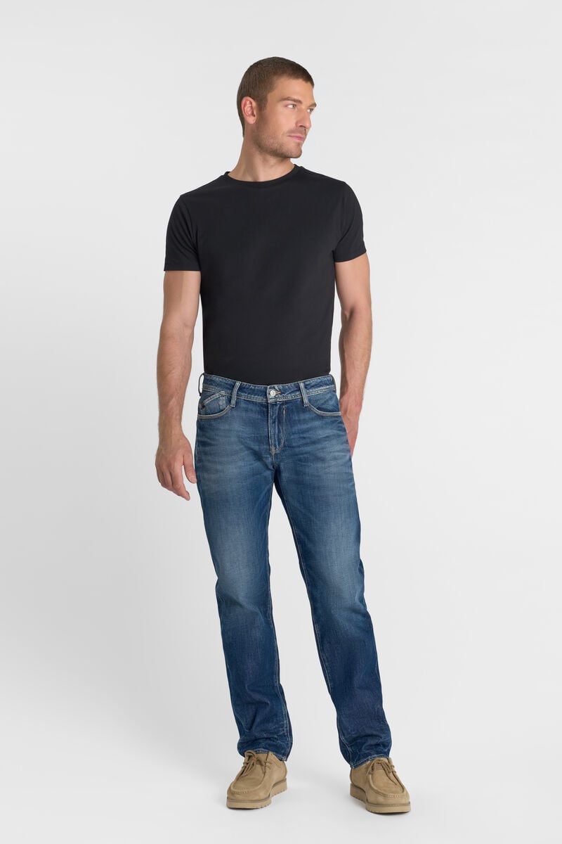 Straight leg jeans, length 34 LE TEMPS DES CERISES Blue