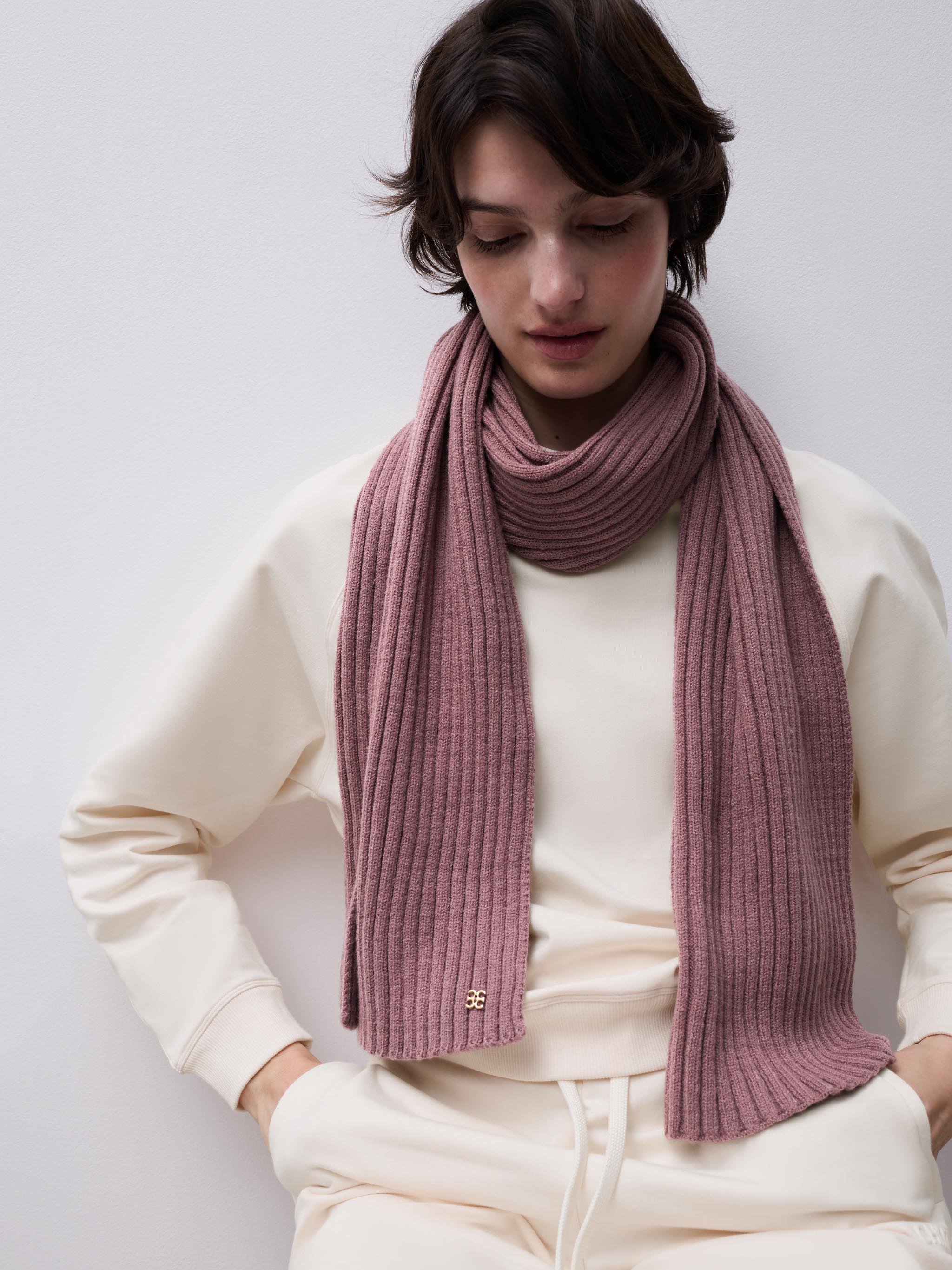 Scarf CHANTELLE Brown