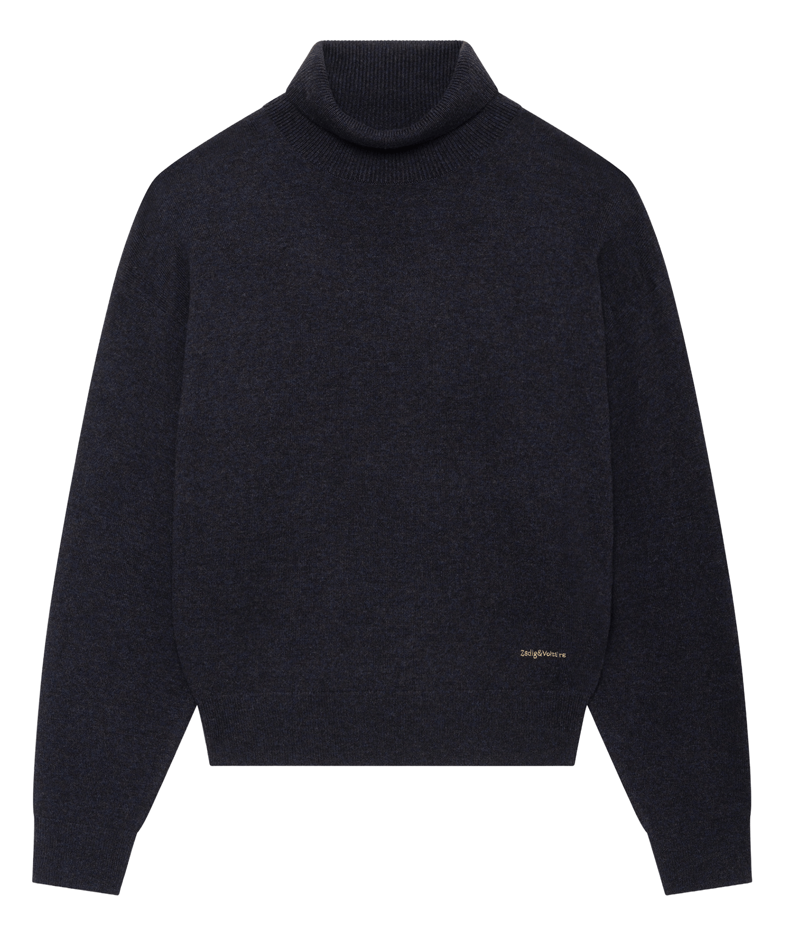 Pull col roulé en laine et cachemire ZADIG&VOLTAIRE Blue