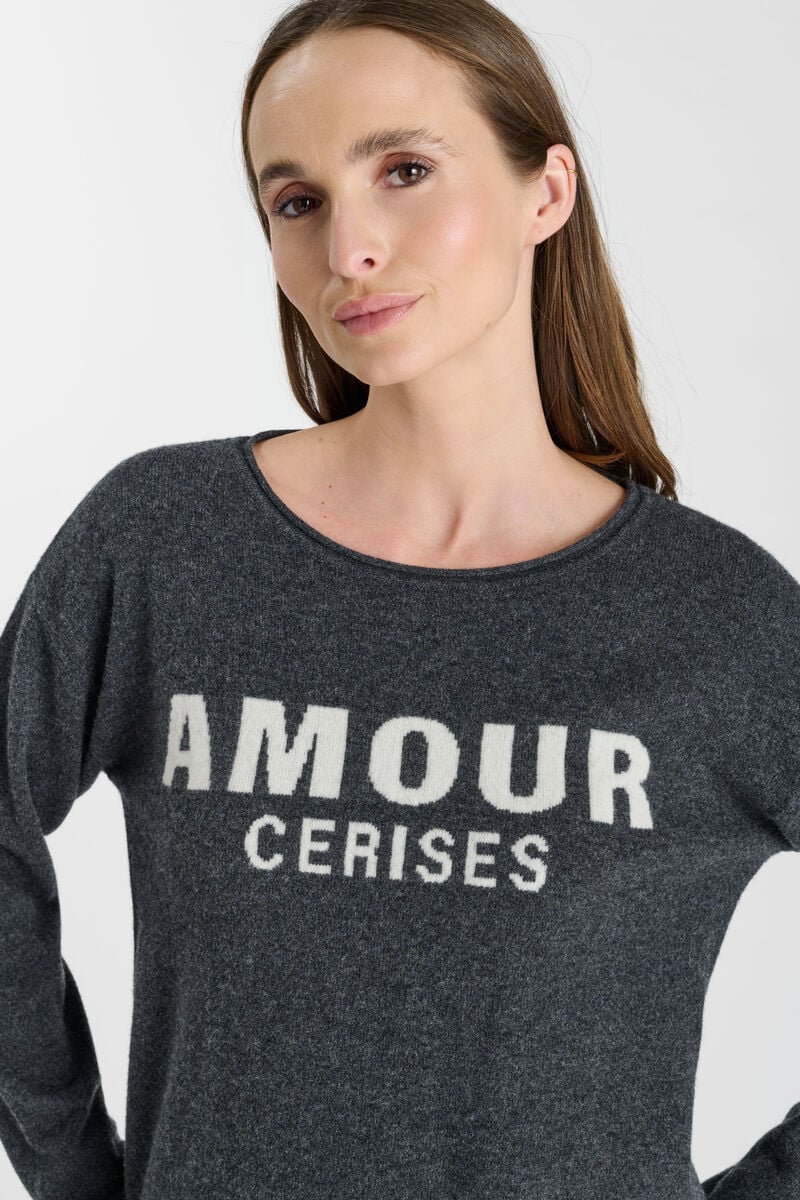 Tatum sweater LE TEMPS DES CERISES Grey