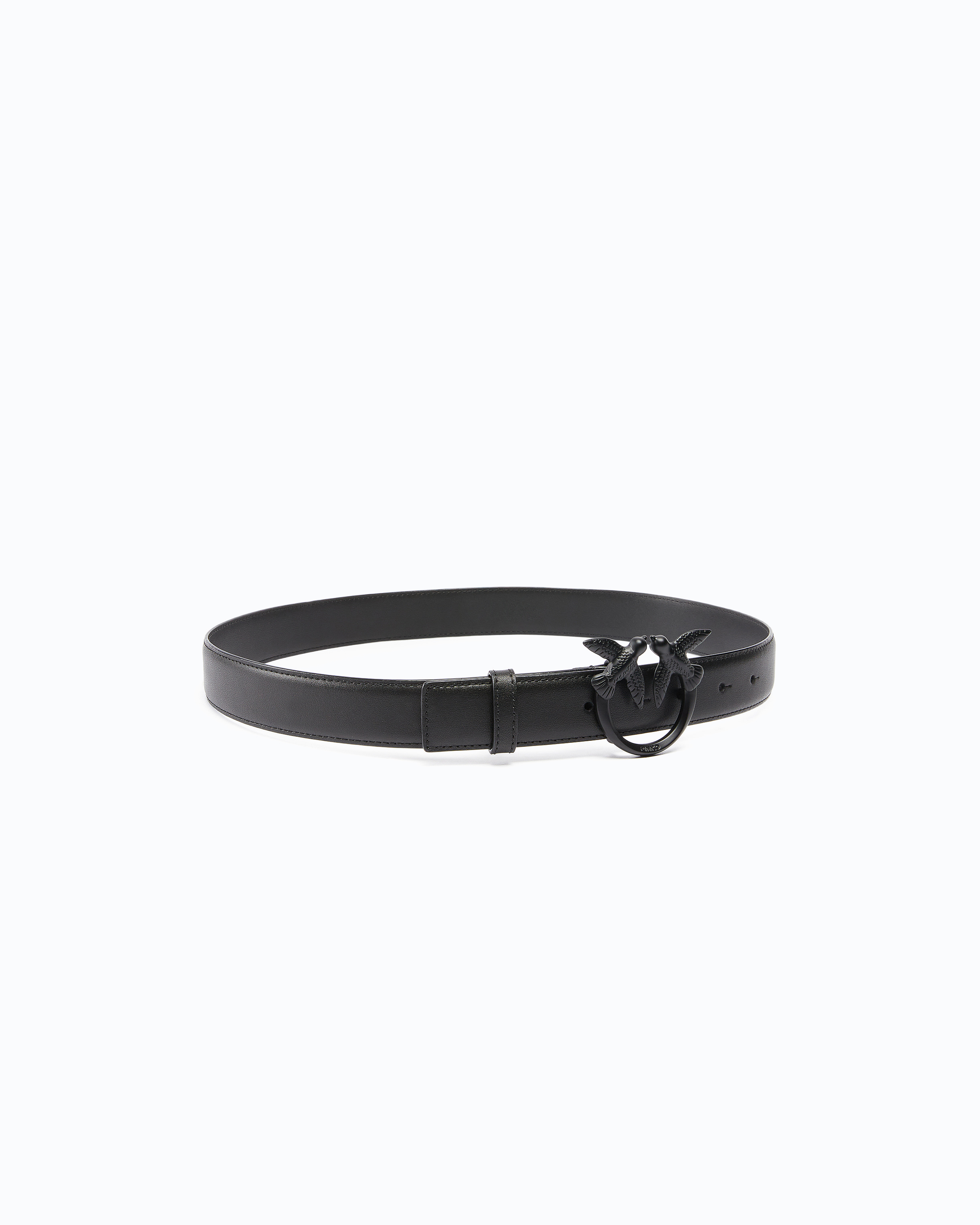 Ceinture avec boucle colorée de 3 cm PINKO Noir