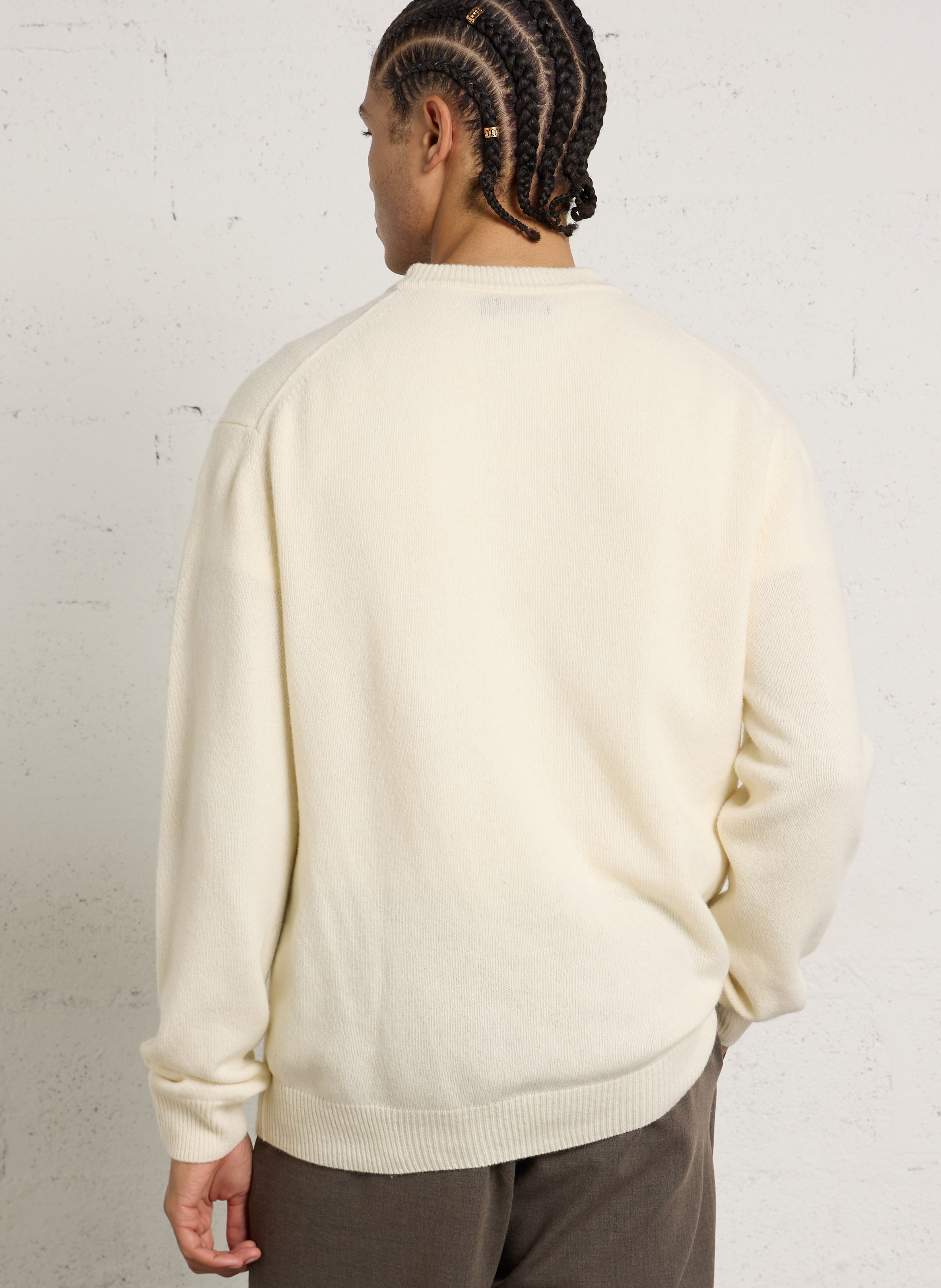 Gerade geschnittener Wollmix-Pullover NAPAPIJRI Beige