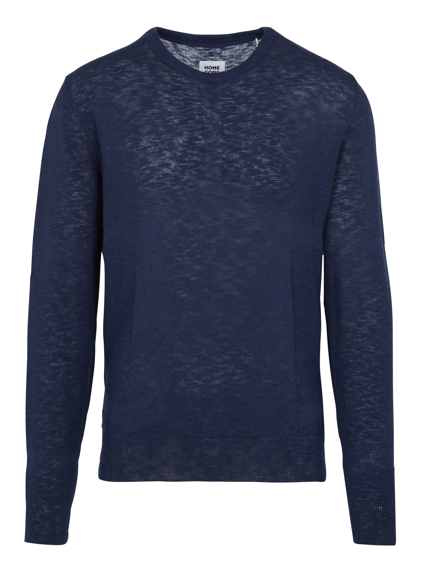 Katoenen trui met ronde hals HOMECORE Blauw