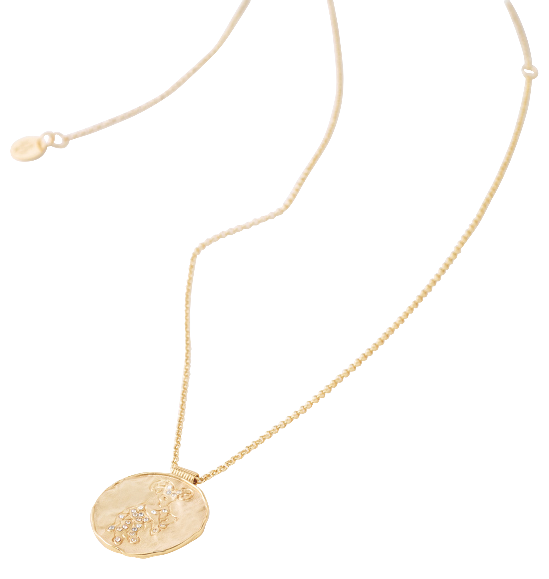 Collier à médaille signe astrologique Doré