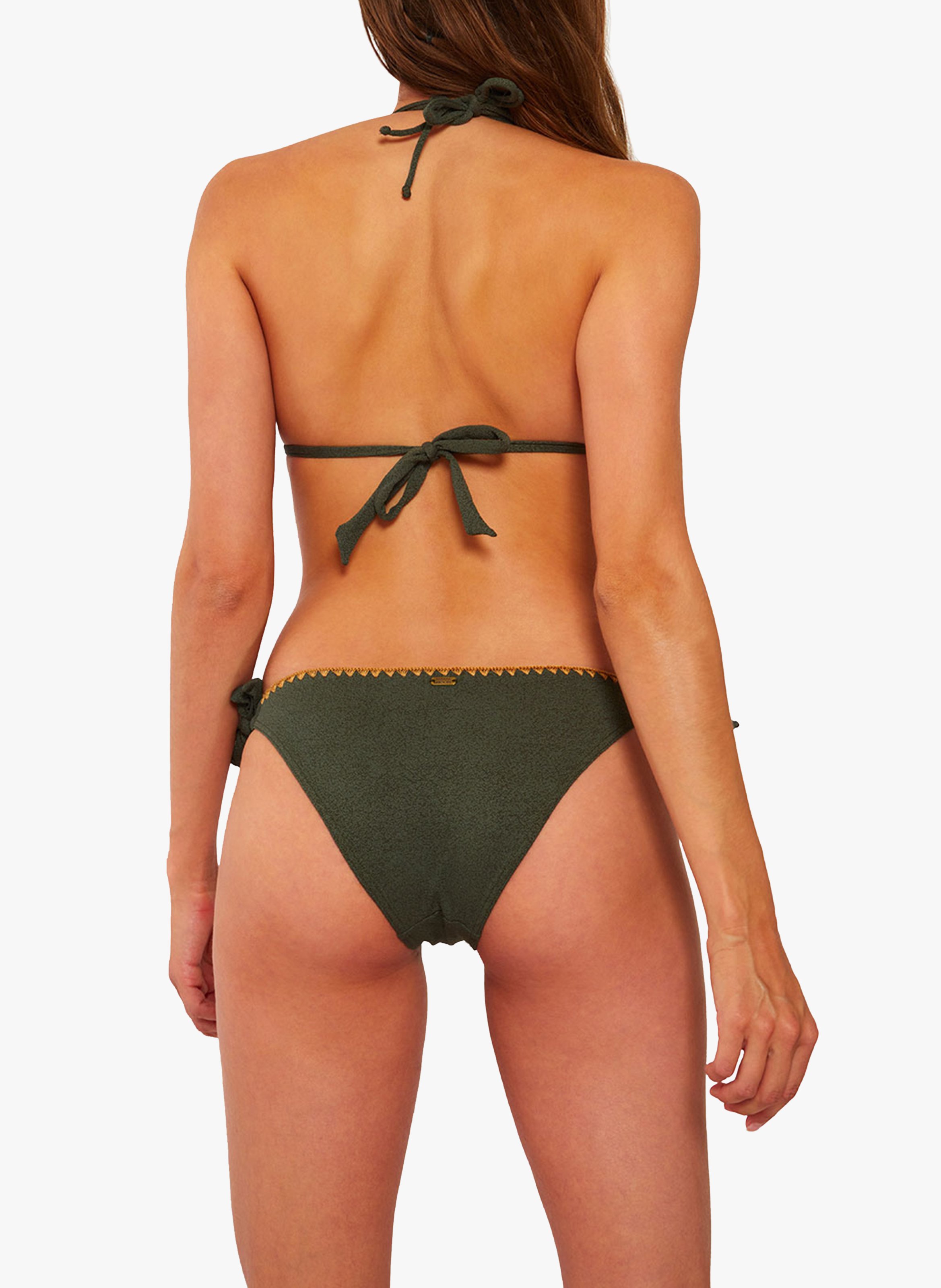 Haut de maillot de bain triangle BANANA MOON Kaki