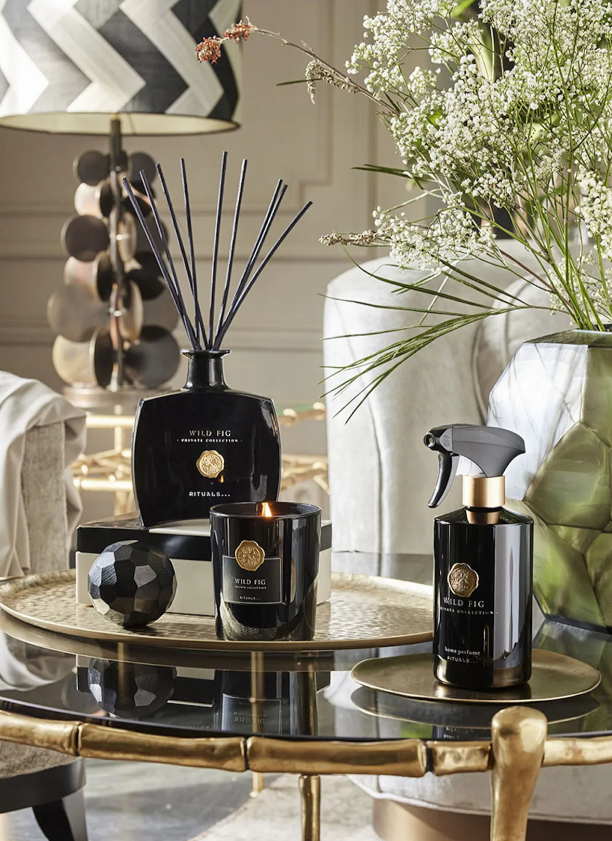Rituals Autoduft Glas Fragrance Auto Duft Vanille Car Perfume Rituals Duft Schwarz