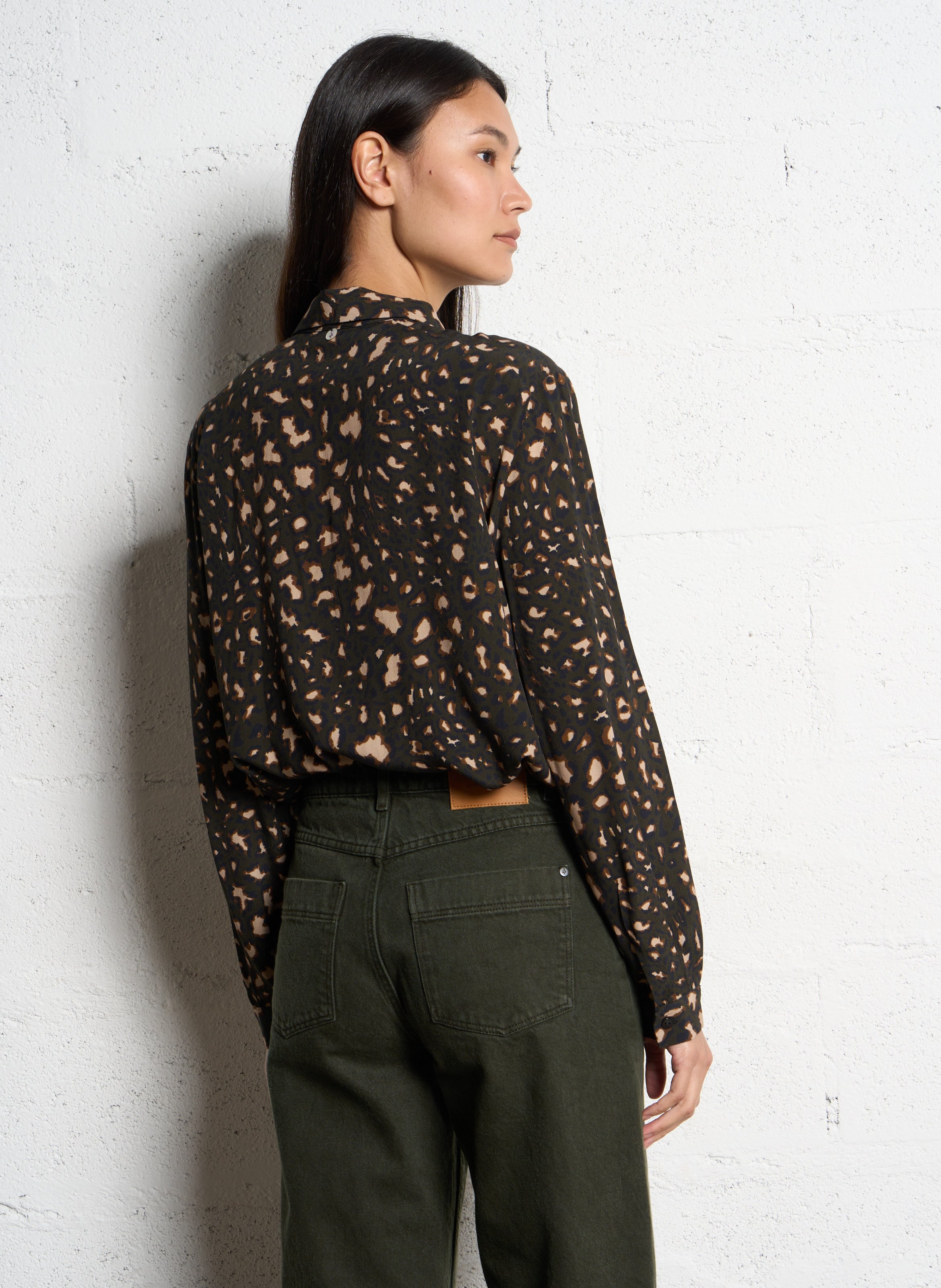 Blouse met print ONE STEP Groen