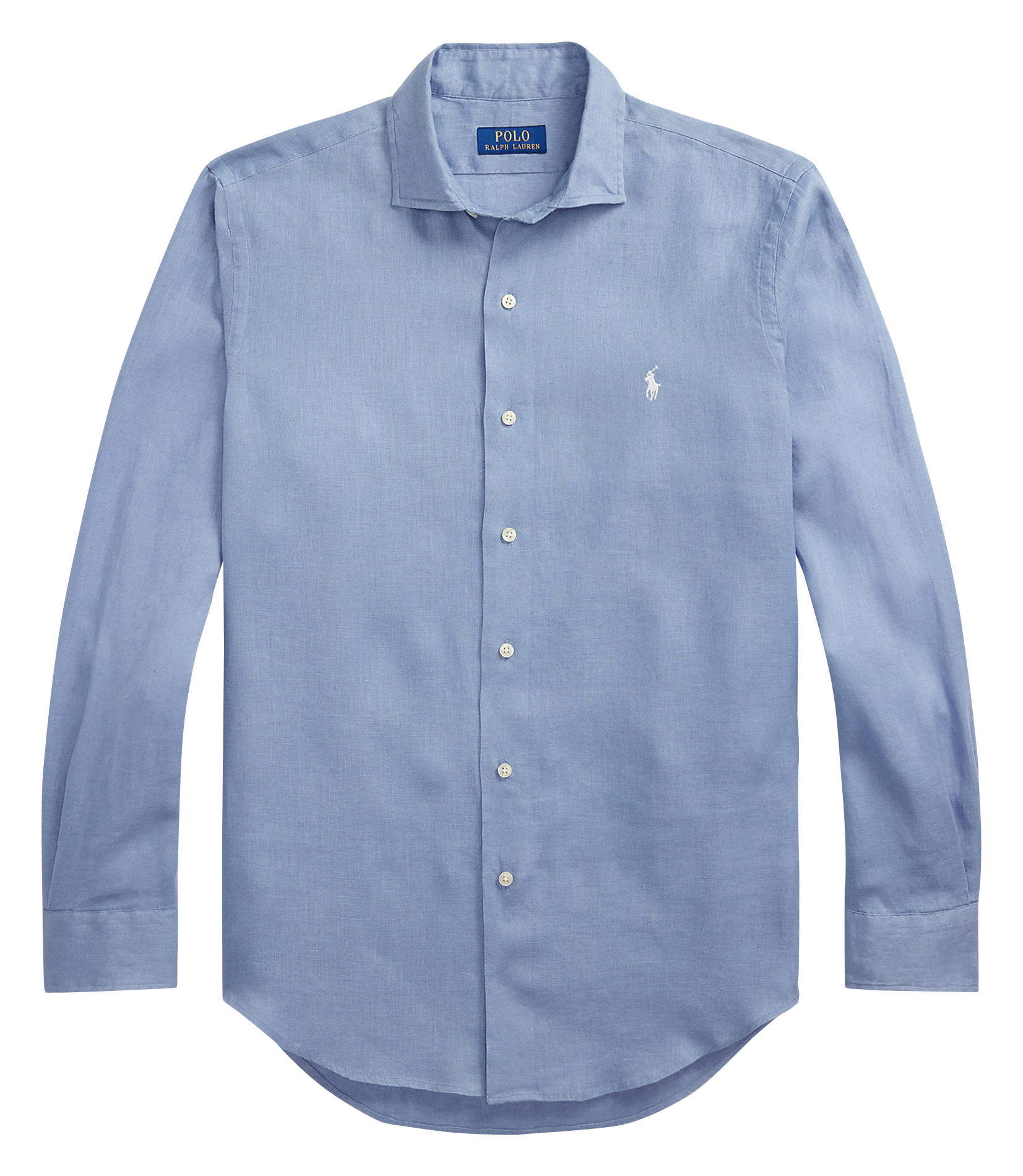 Regular-Fit-Hemd - Leinen POLO RALPH LAUREN Blau