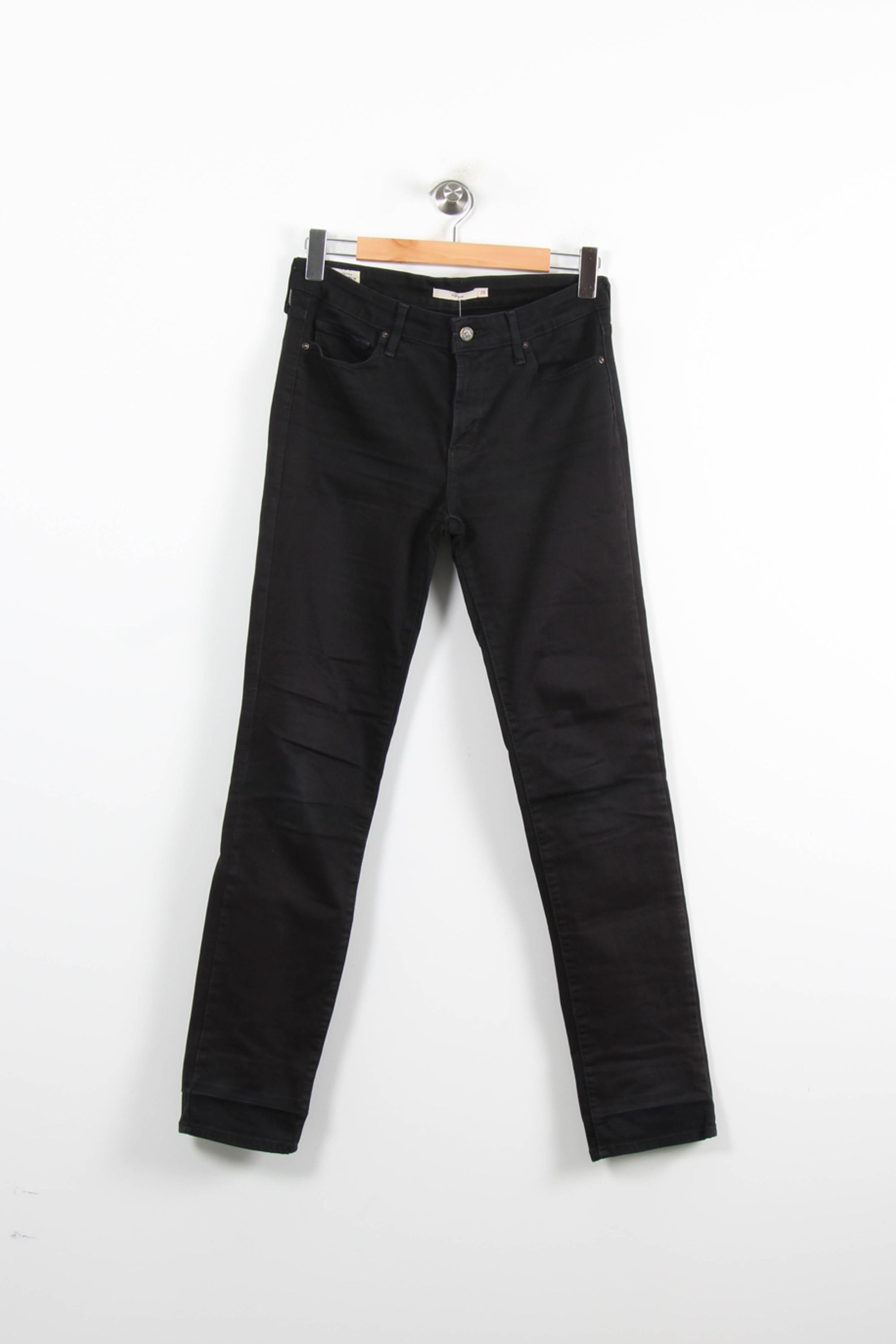 Cropped slim jeans with studs LEVI'S - Seconde main Black