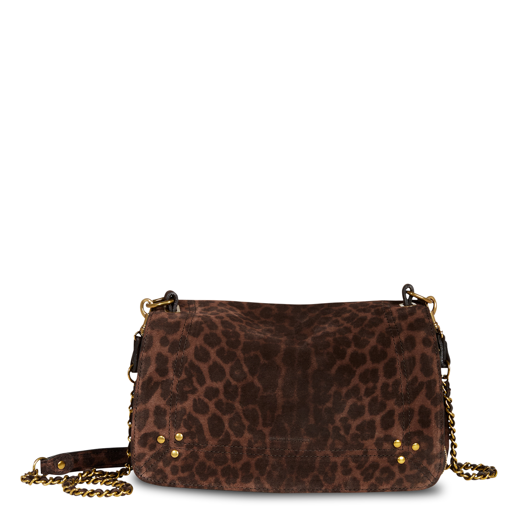 Leopard print crossbody bag in mixed leather JEROME DREYFUSS Multicolored
