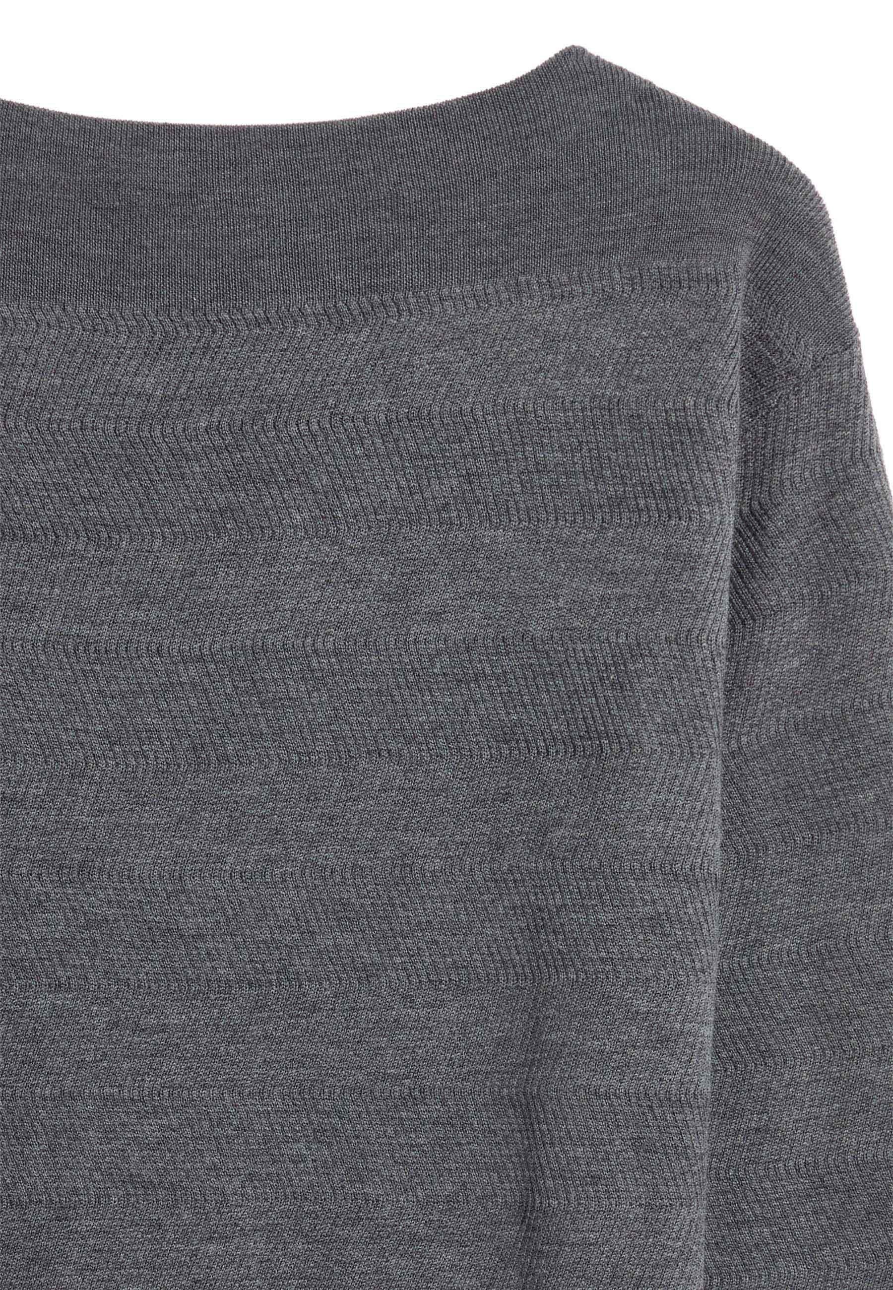 Merino wool boat-neck sweater  RODIER Grey