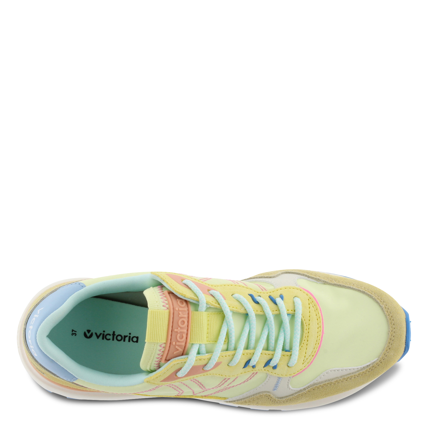 Baskets en cuir  VICTORIA Jaune