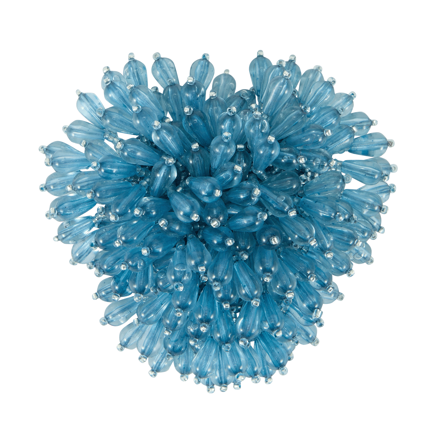 Perlenklee-Brosche mit Quasten-Effekt FEEKA