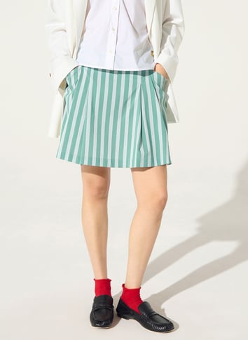 TEDDY SMITH - Jupe trapèze - verte - S - Kaki - Jupes Femme Vert TEDDY SMITH - Jupe trapèze - verte - S - Kaki - Jupes Femme Vert