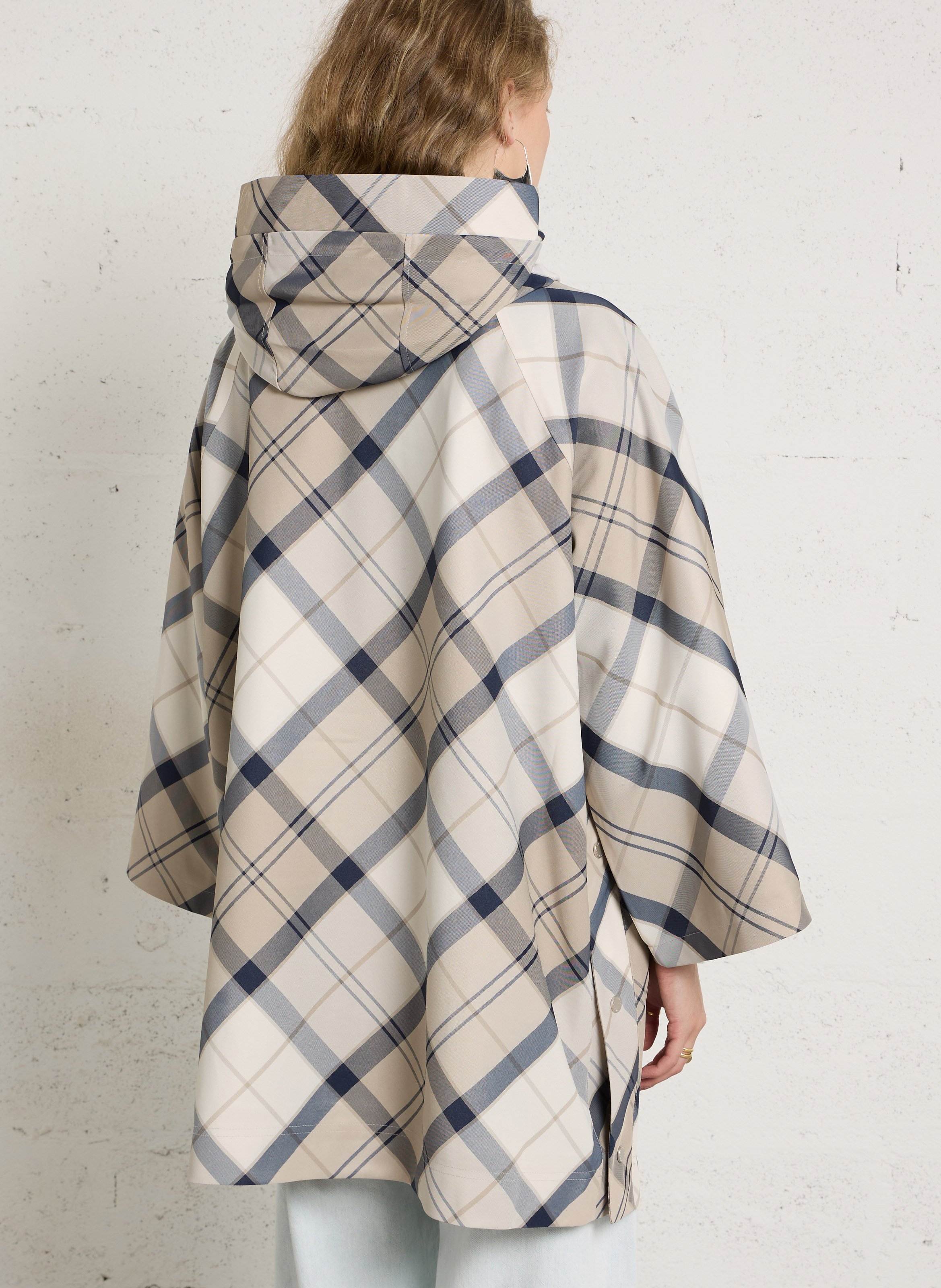 Geruite regenjas BARBOUR Blauw