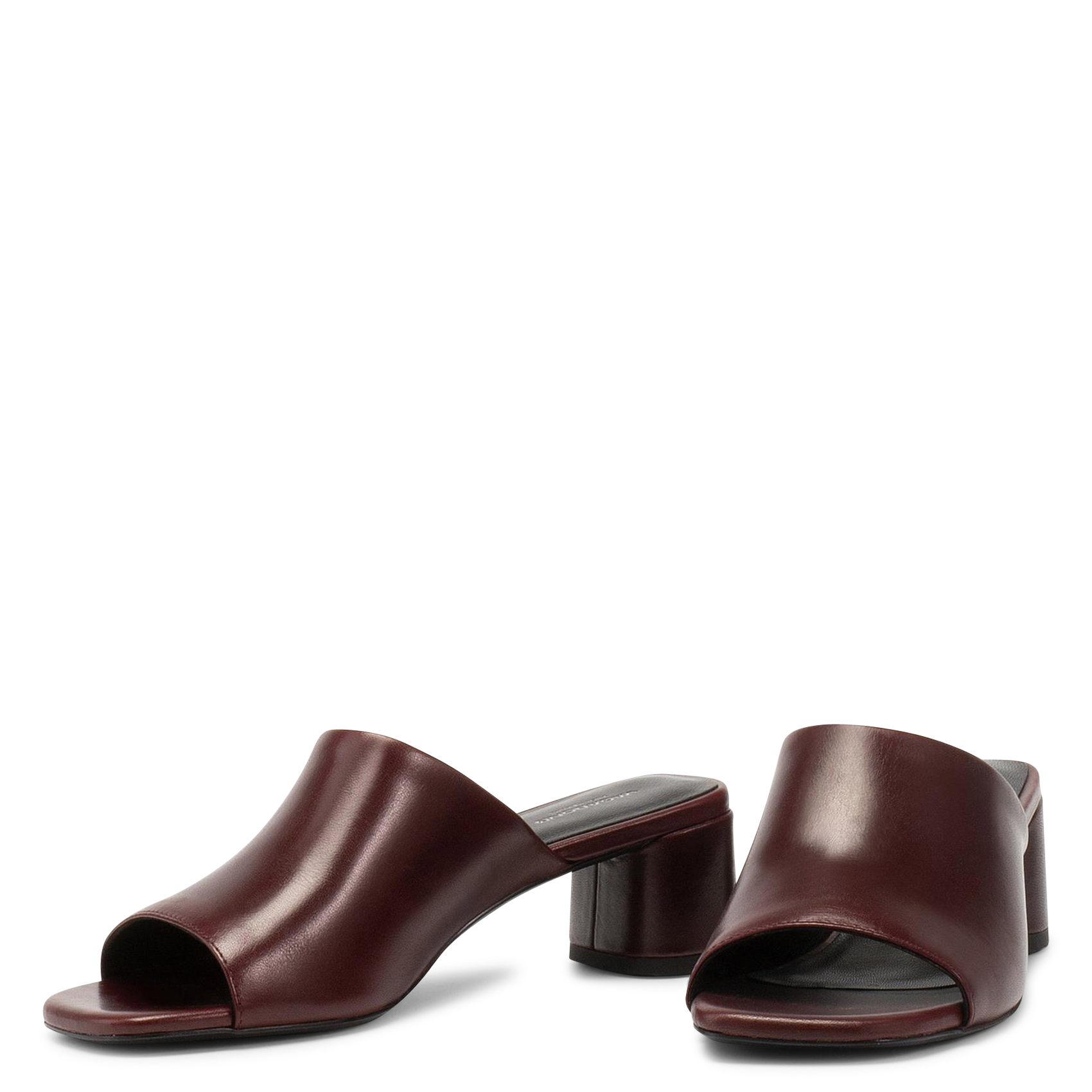 Leder-Mules VAGABOND Rot